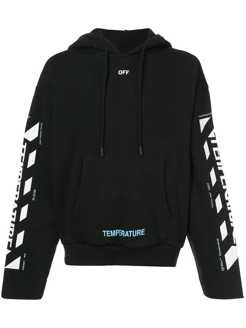 Off white temperature sweatshirt sale