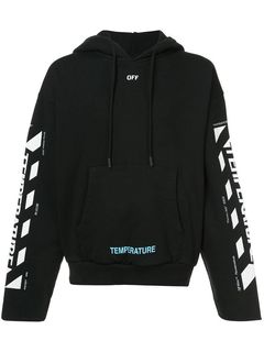 Off-White, Jackets & Coats, Off White Black Diagonal Gradient Hoodie