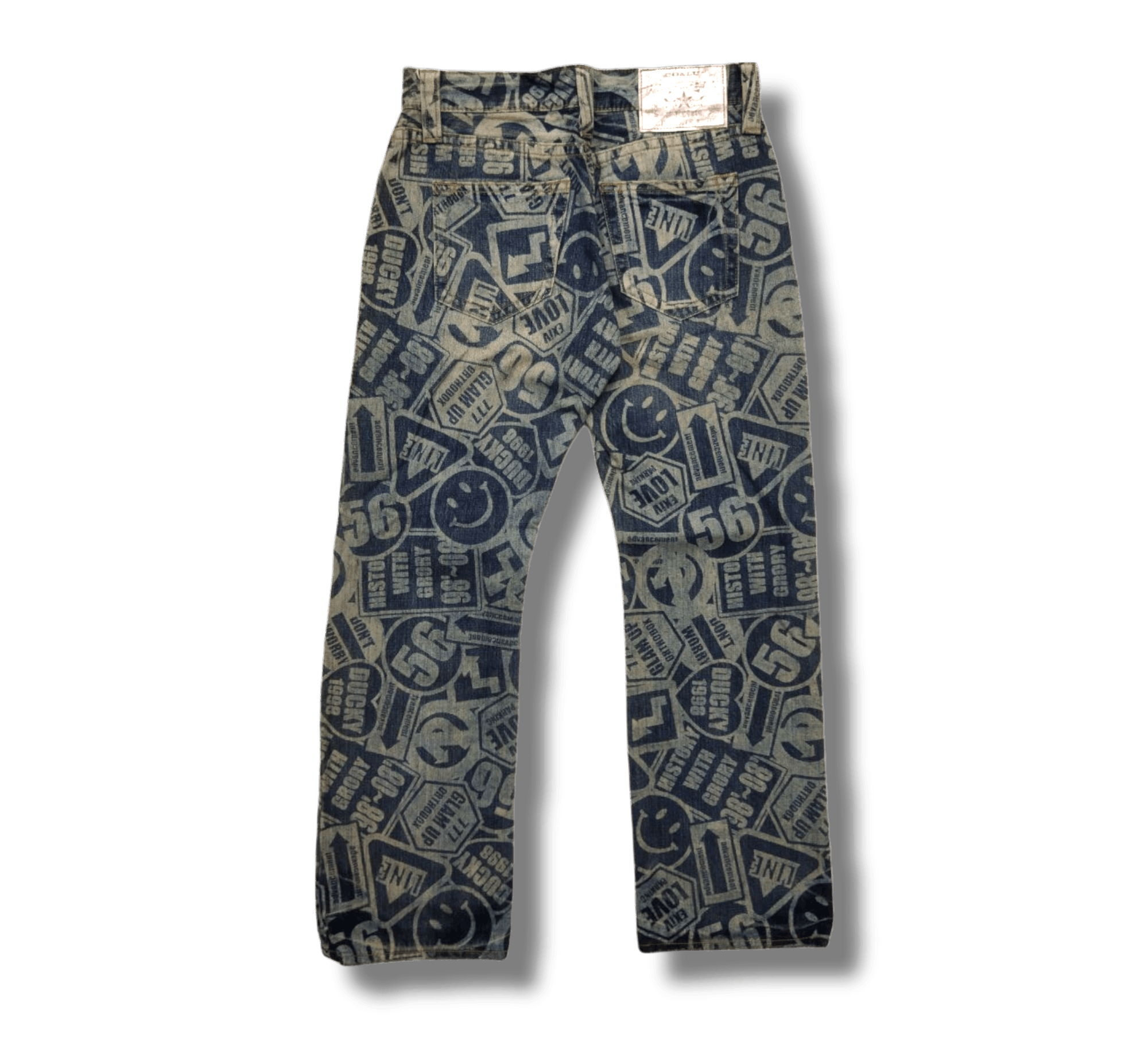 Japanese Brand Japanese Co & Lu Full Print Hysteric Style Jeans Size US 31 - 4 Thumbnail