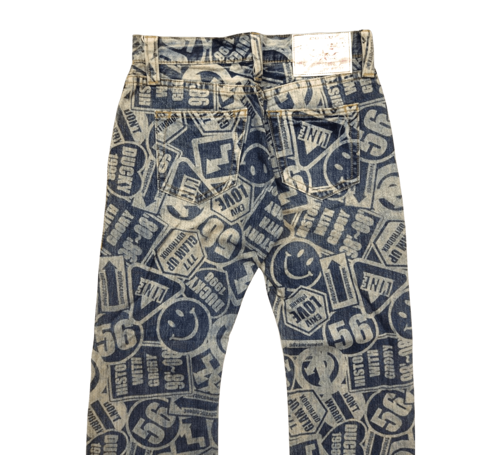Japanese Brand Japanese Co & Lu Full Print Hysteric Style Jeans Size US 31 - 5 Thumbnail