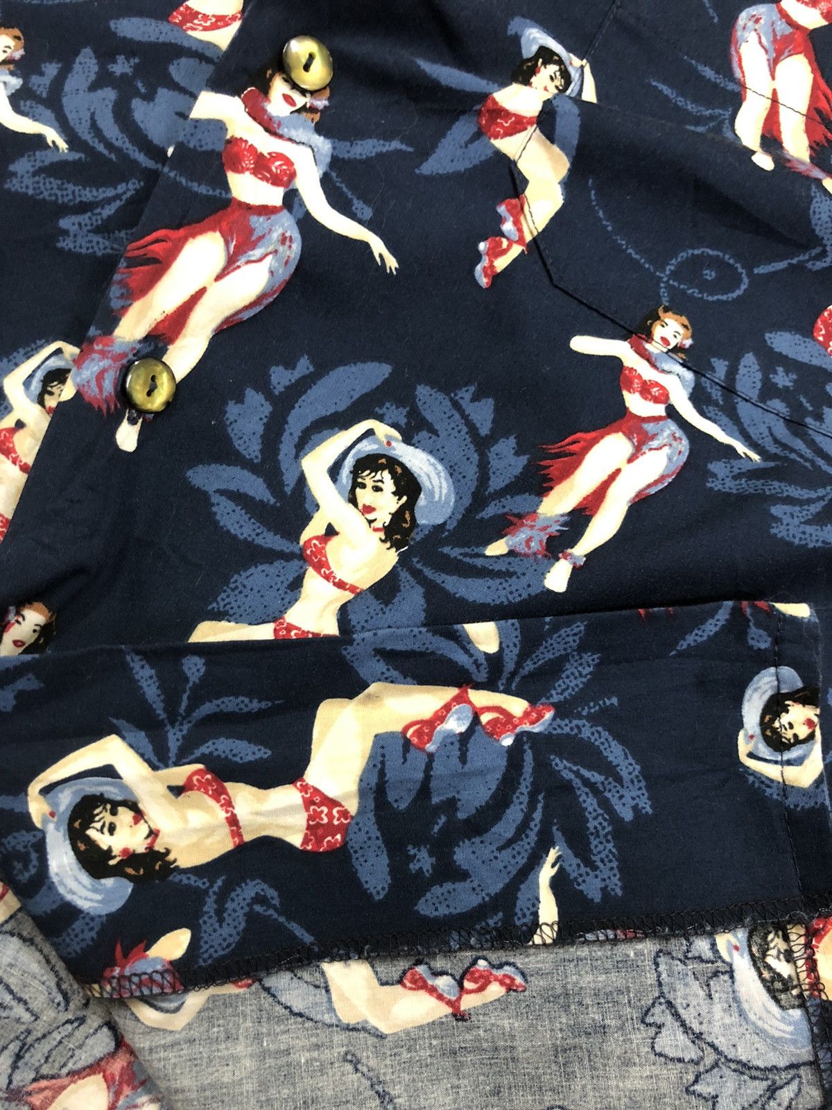 Toyo Enterprises DOPE🔥Japan Made Fabric Pole Dancer Girl Camp Collar Shirt Size US M / EU 48-50 / 2 - 5 Thumbnail
