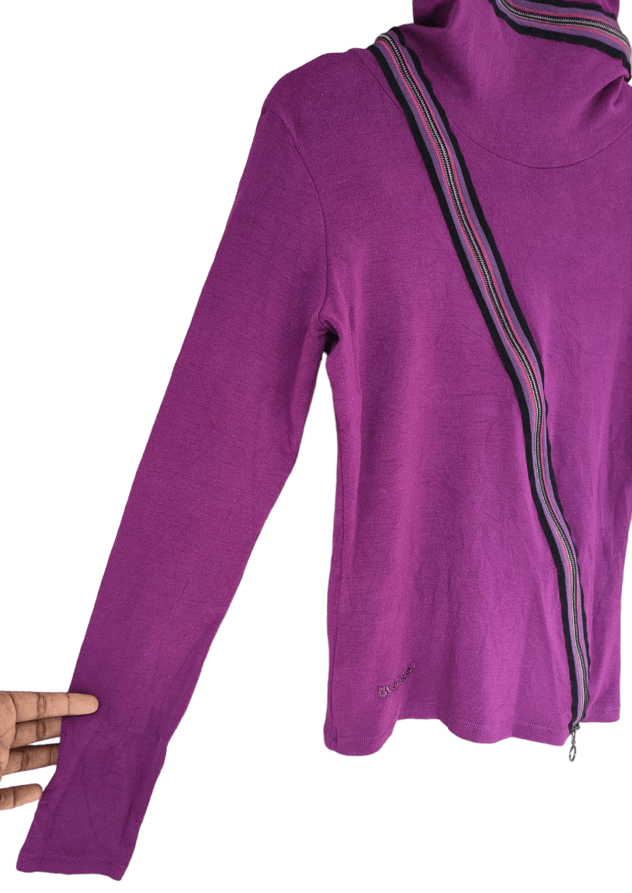 Byblos ❎ Byblos Asymmetrical Turtleneck, Lampo zipper Size S / US 4 / IT 40 - 4 Thumbnail