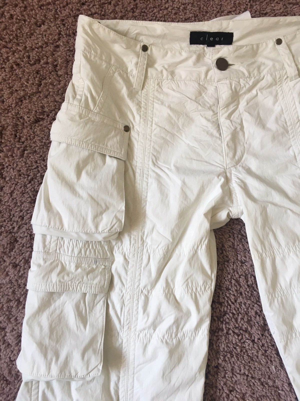 Japanese Brand clear white tactical pants Size 28" / US 6 / IT 42 - 3 Thumbnail
