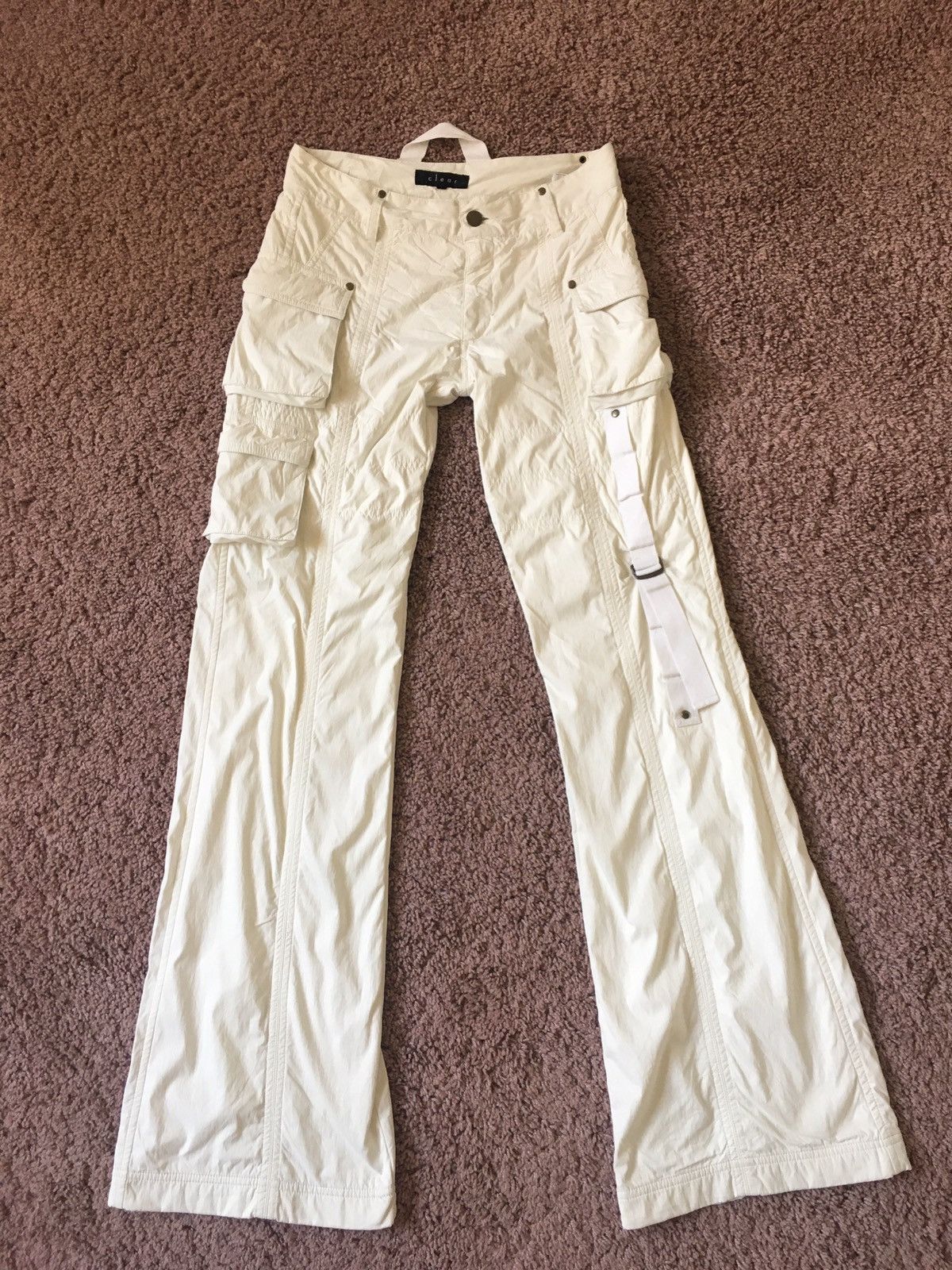 Japanese Brand clear white tactical pants Size 28" / US 6 / IT 42 - 1 Thumbnail