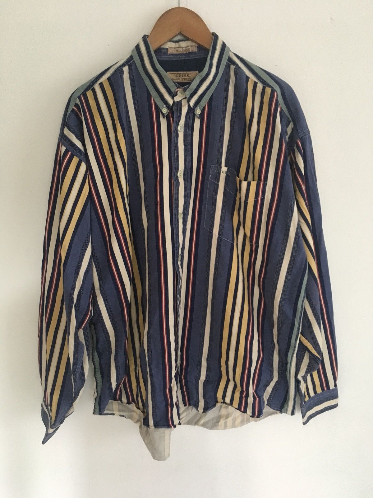 Guess vintage multicolour Size US L / EU 52-54 / 3 - 2 Thumbnail