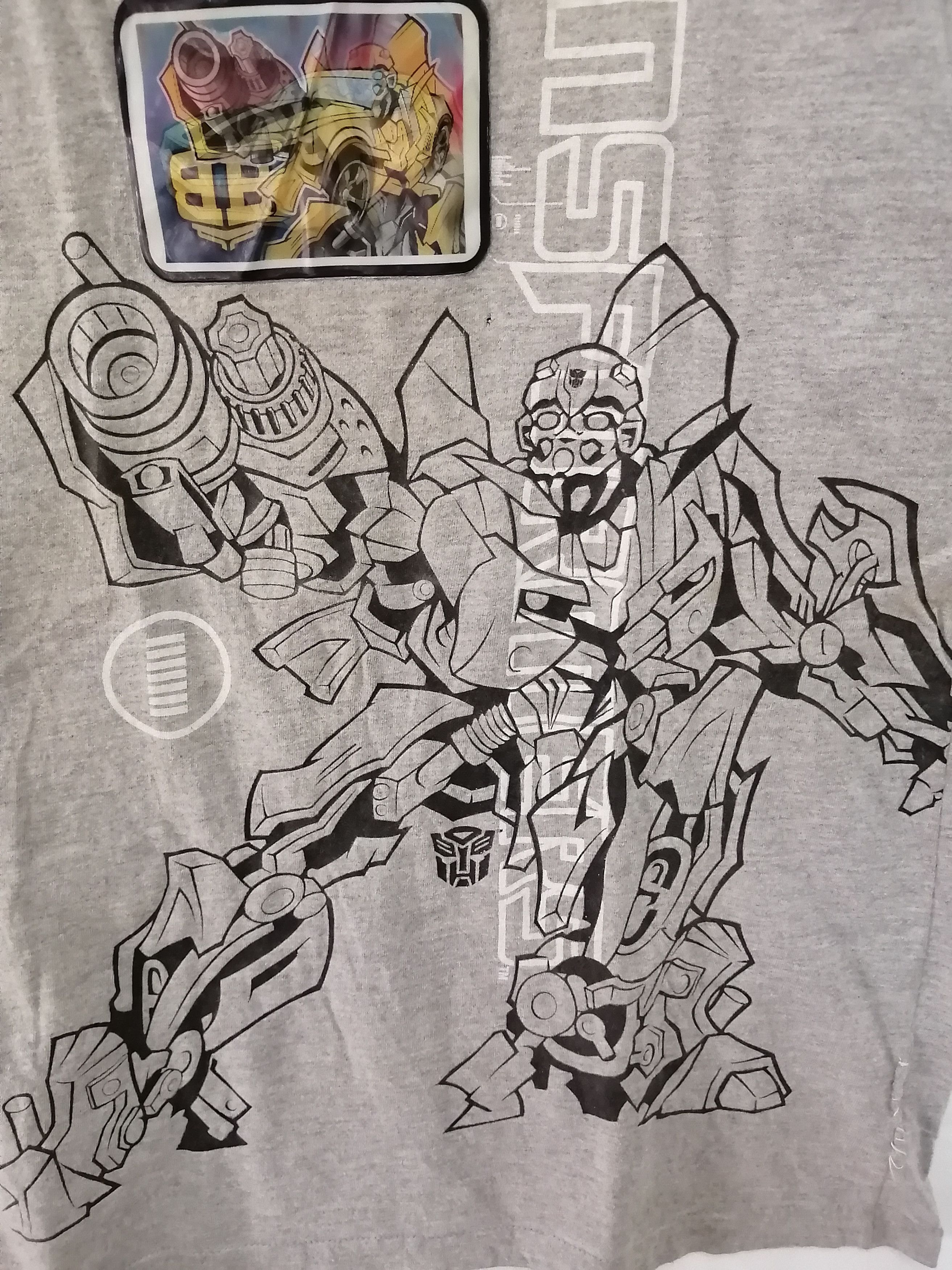 Transformers Vintage 2006 Bumblebee Big Print Tees Size US M / EU 48-50 / 2 - 6 Thumbnail