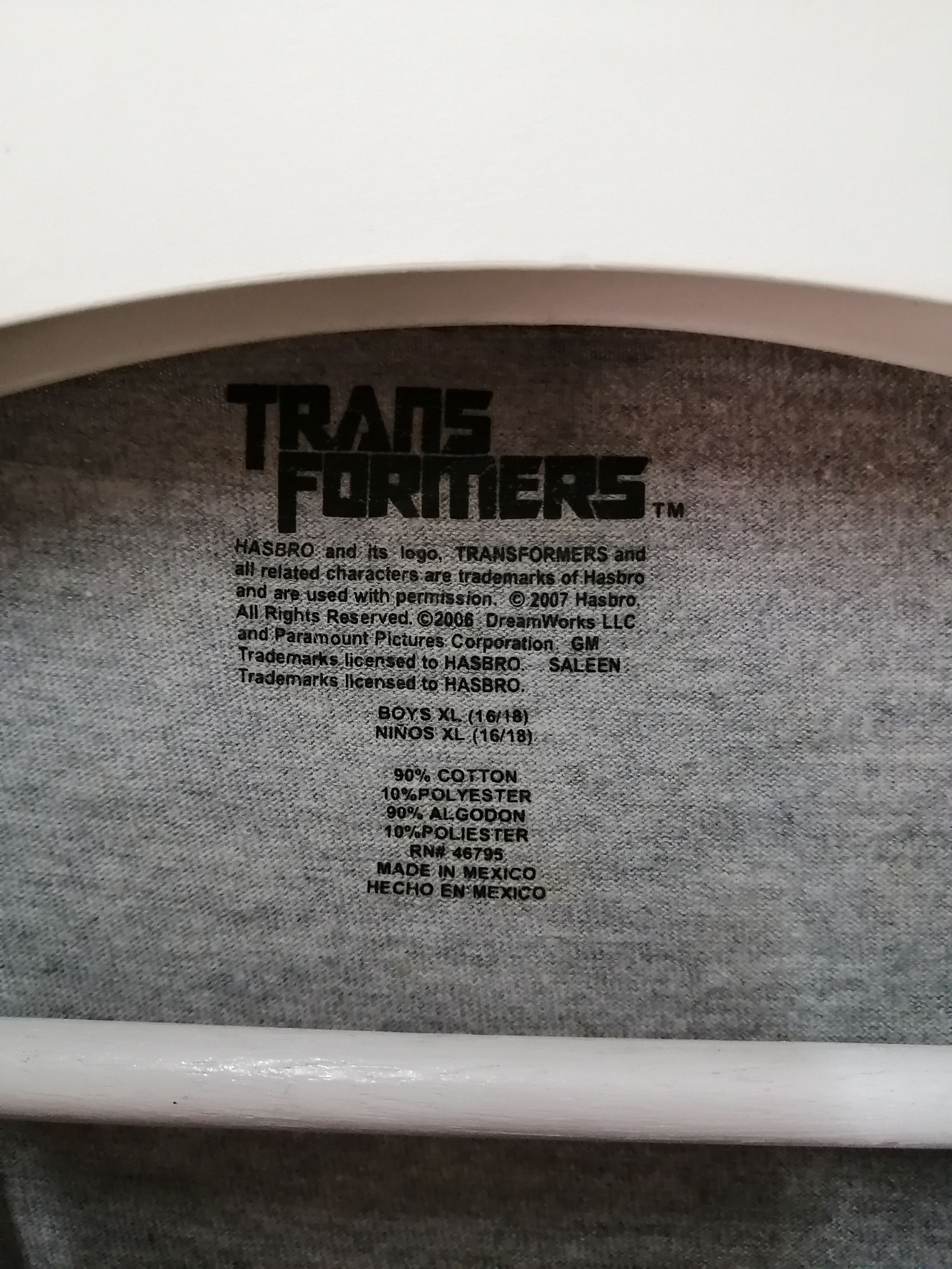 Transformers Vintage 2006 Bumblebee Big Print Tees Size US M / EU 48-50 / 2 - 4 Thumbnail