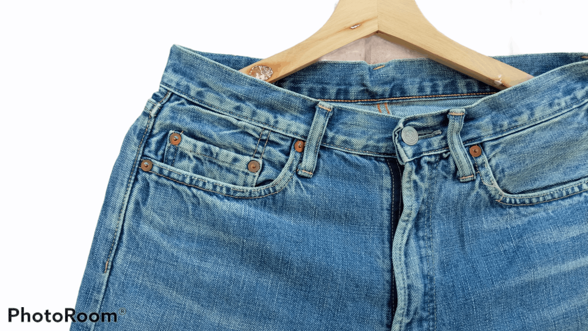 45rpm 🔥🔥R by 45RPM Studio Distressed Jeans Denim Size US 31 - 13 Thumbnail
