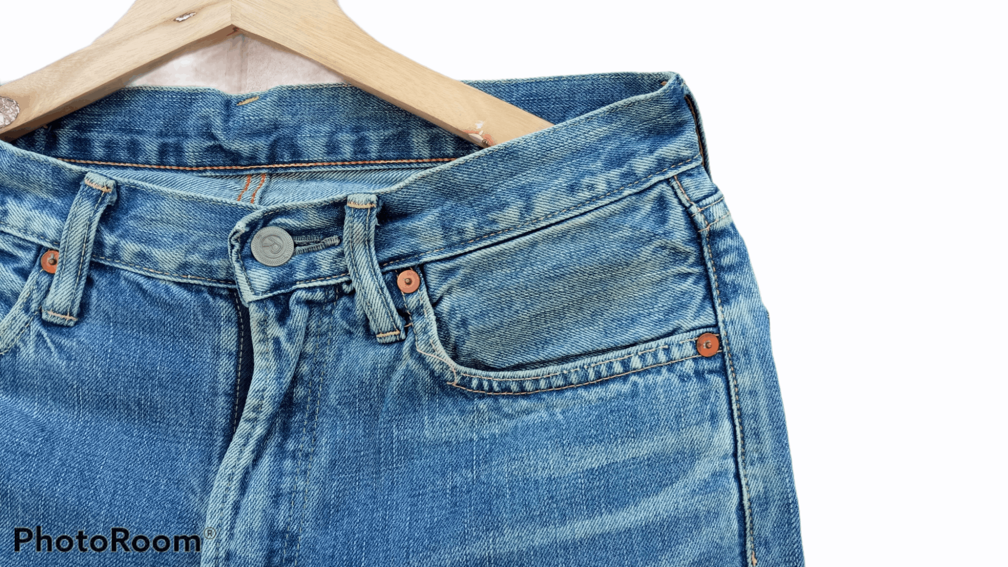45rpm 🔥🔥R by 45RPM Studio Distressed Jeans Denim Size US 31 - 14 Thumbnail