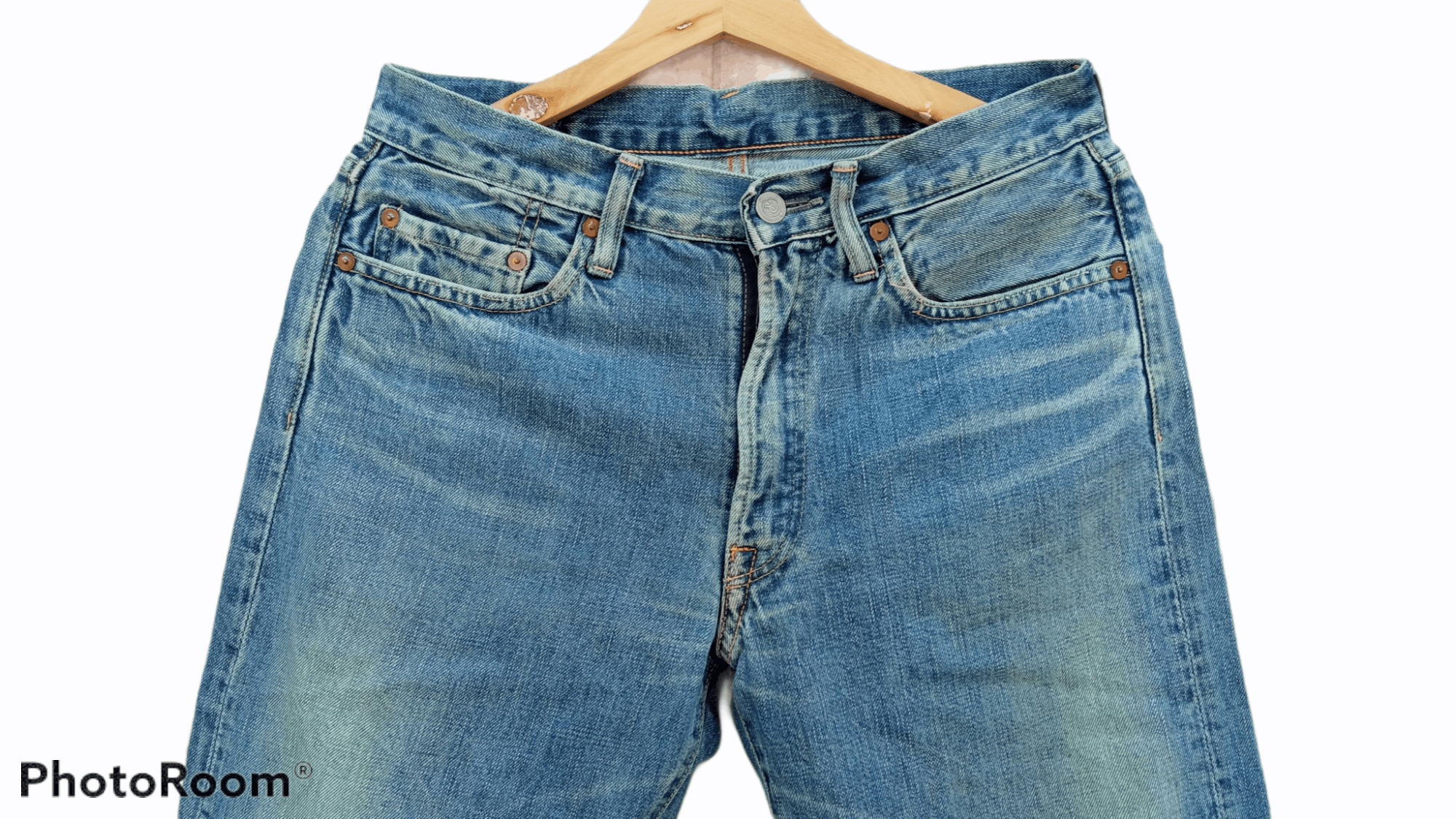 45rpm 🔥🔥R by 45RPM Studio Distressed Jeans Denim Size US 31 - 10 Thumbnail