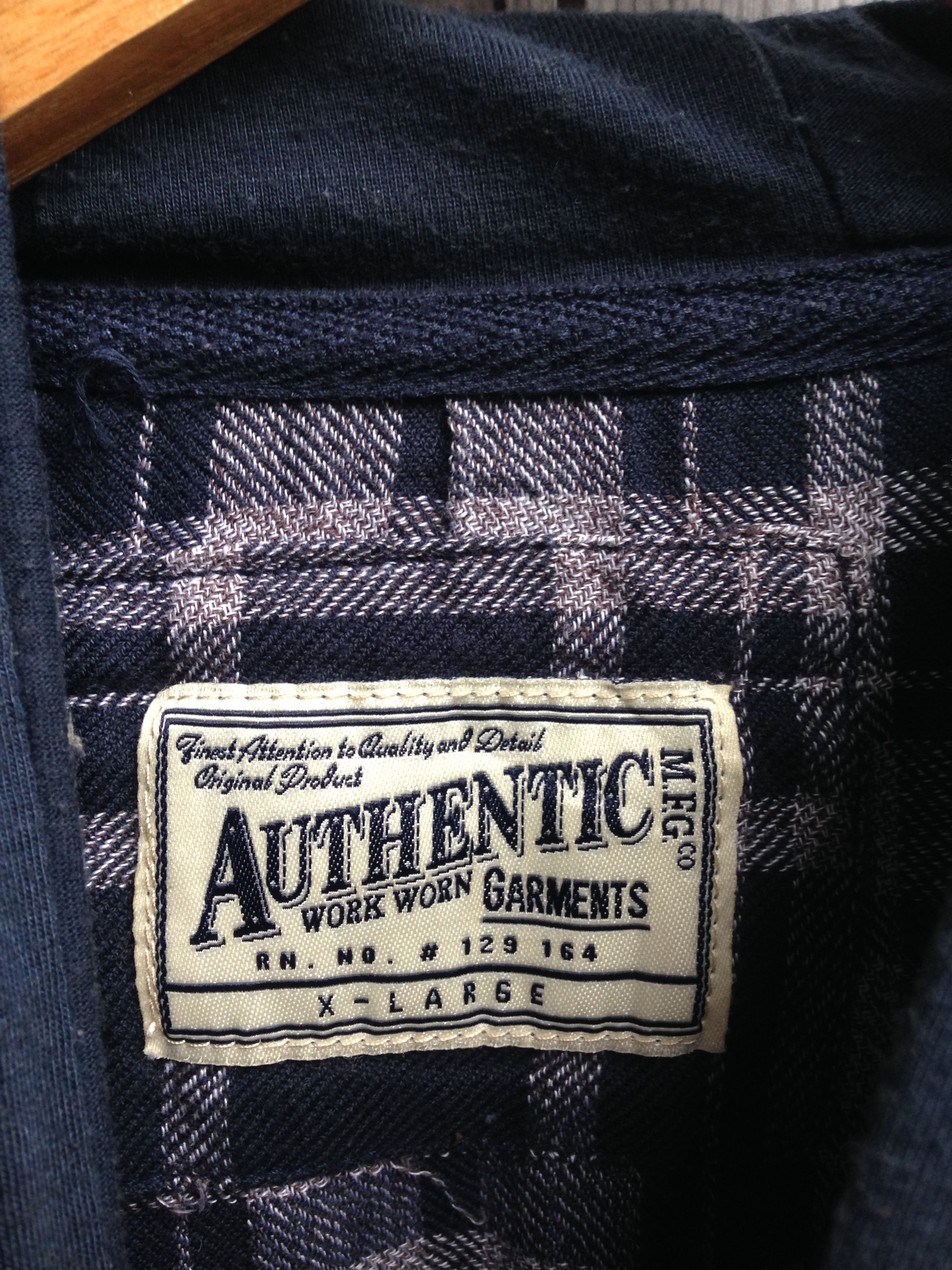 Flannel Cotton On Flannel Hoodie Button Up Shirt Size US XL / EU 56 / 4 - 6 Thumbnail