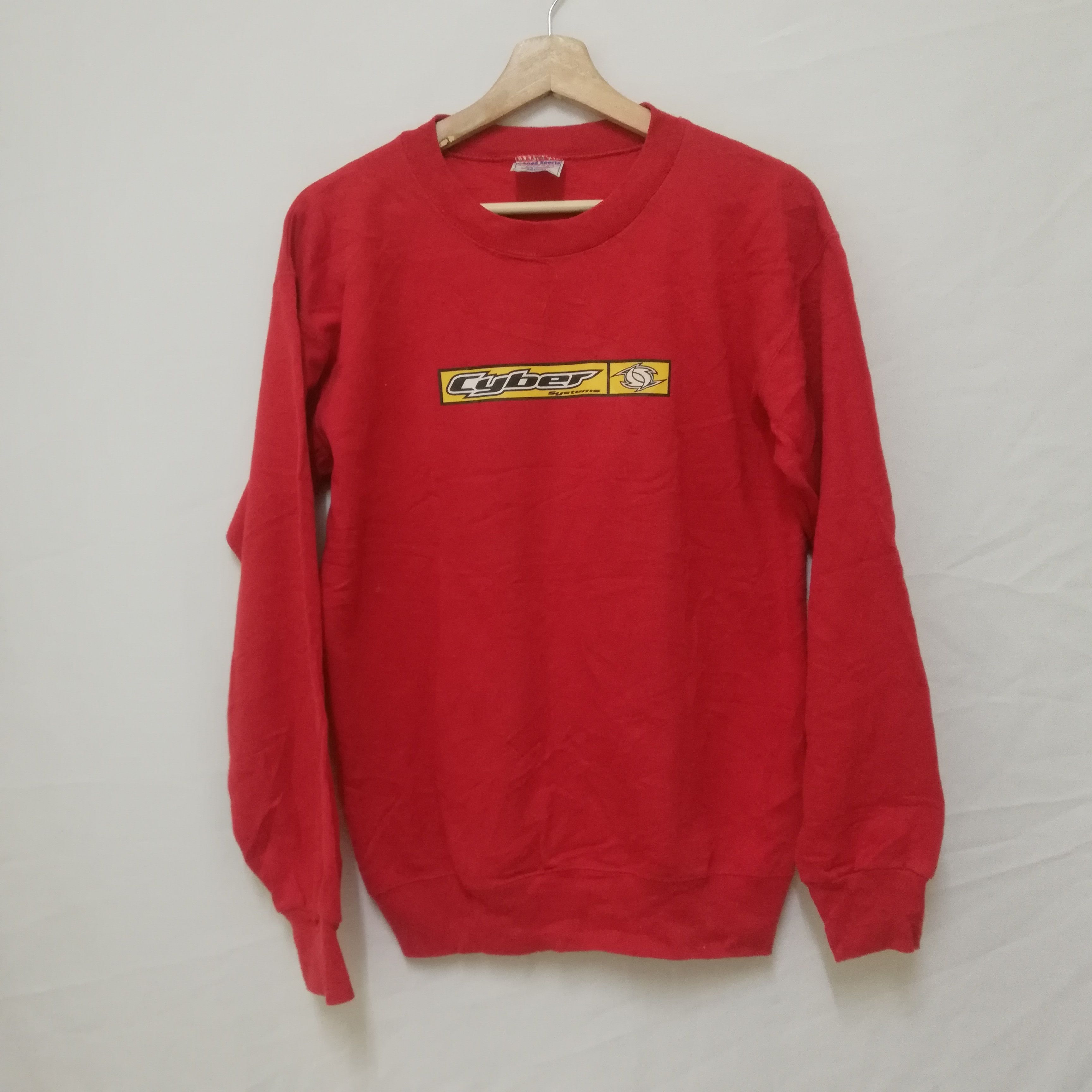 Vintage sweatshirt Cyber Systems united sports size M Size US M / EU 48-50 / 2 - 1 Thumbnail