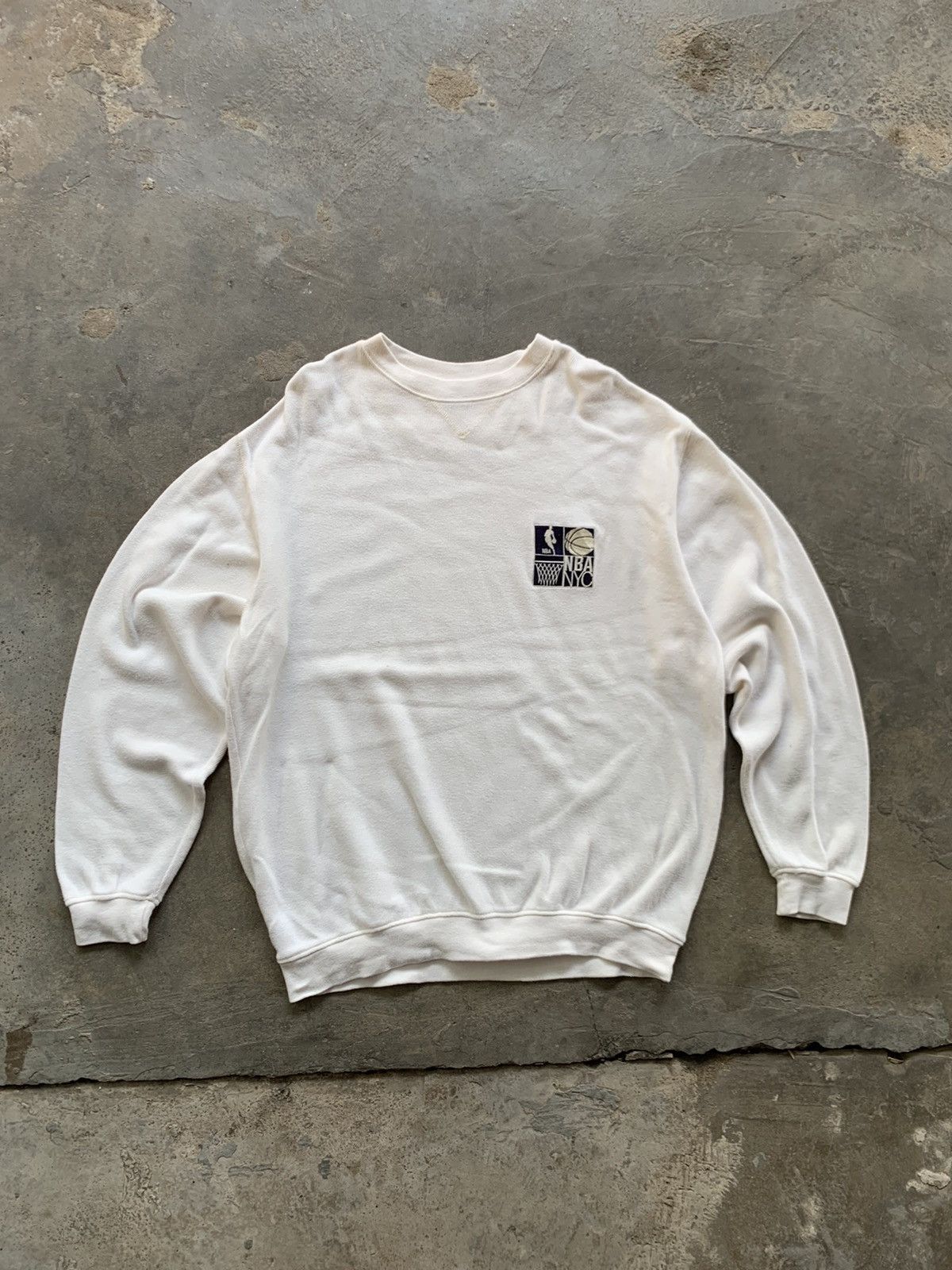 NBA Vintage 90s NBA NYC Sweatshirt Size US XL / EU 56 / 4 - 1 Thumbnail