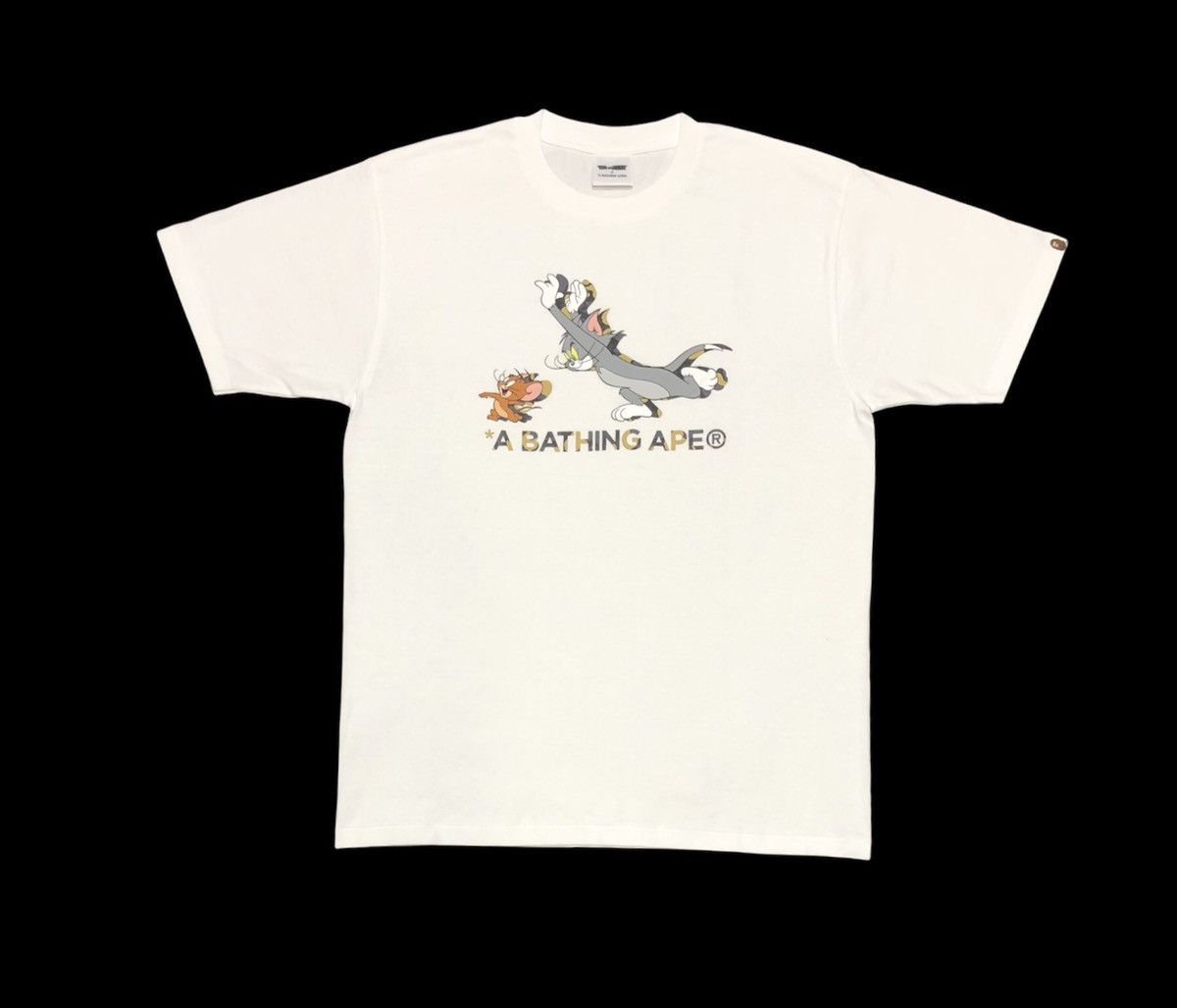 Bape Bape x Tom And Jerry Chasing Tee Size US L / EU 52-54 / 3 - 5 Thumbnail
