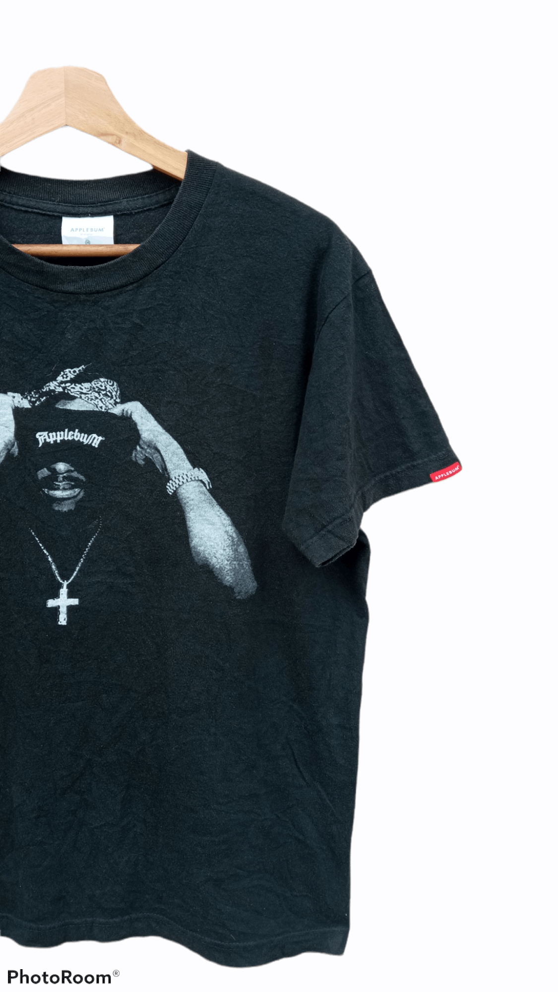 Japanese Brand × Rap Tees × Vintage 🔥🔥Applebum x 2pac Tupac Shakur T-Shirt Size US M / EU 48-50 / 2 - 5 Thumbnail