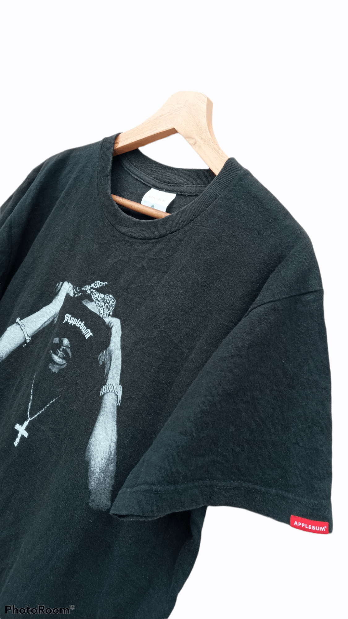 Japanese Brand × Rap Tees × Vintage 🔥🔥Applebum x 2pac Tupac Shakur T-Shirt Size US M / EU 48-50 / 2 - 9 Thumbnail