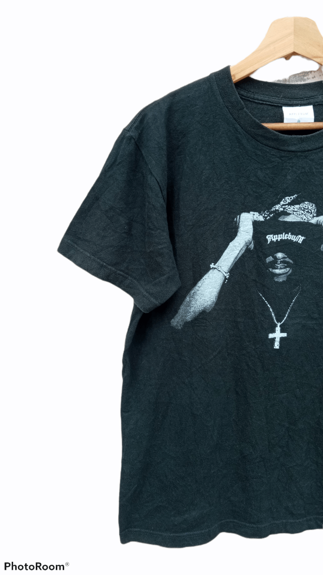 Japanese Brand × Rap Tees × Vintage 🔥🔥Applebum x 2pac Tupac Shakur T-Shirt Size US M / EU 48-50 / 2 - 4 Thumbnail