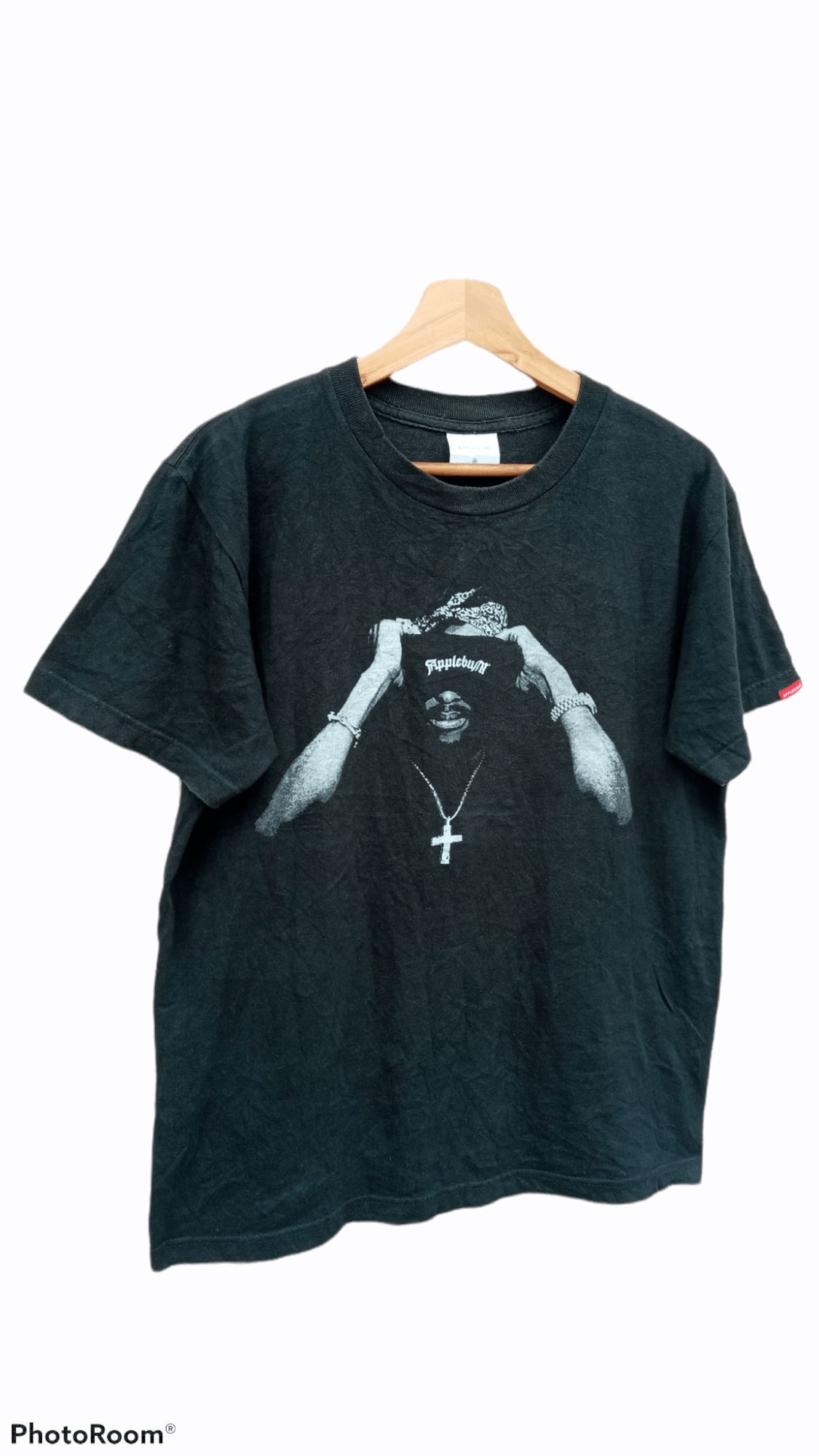 Japanese Brand × Rap Tees × Vintage 🔥🔥Applebum x 2pac Tupac Shakur T-Shirt Size US M / EU 48-50 / 2 - 2 Thumbnail
