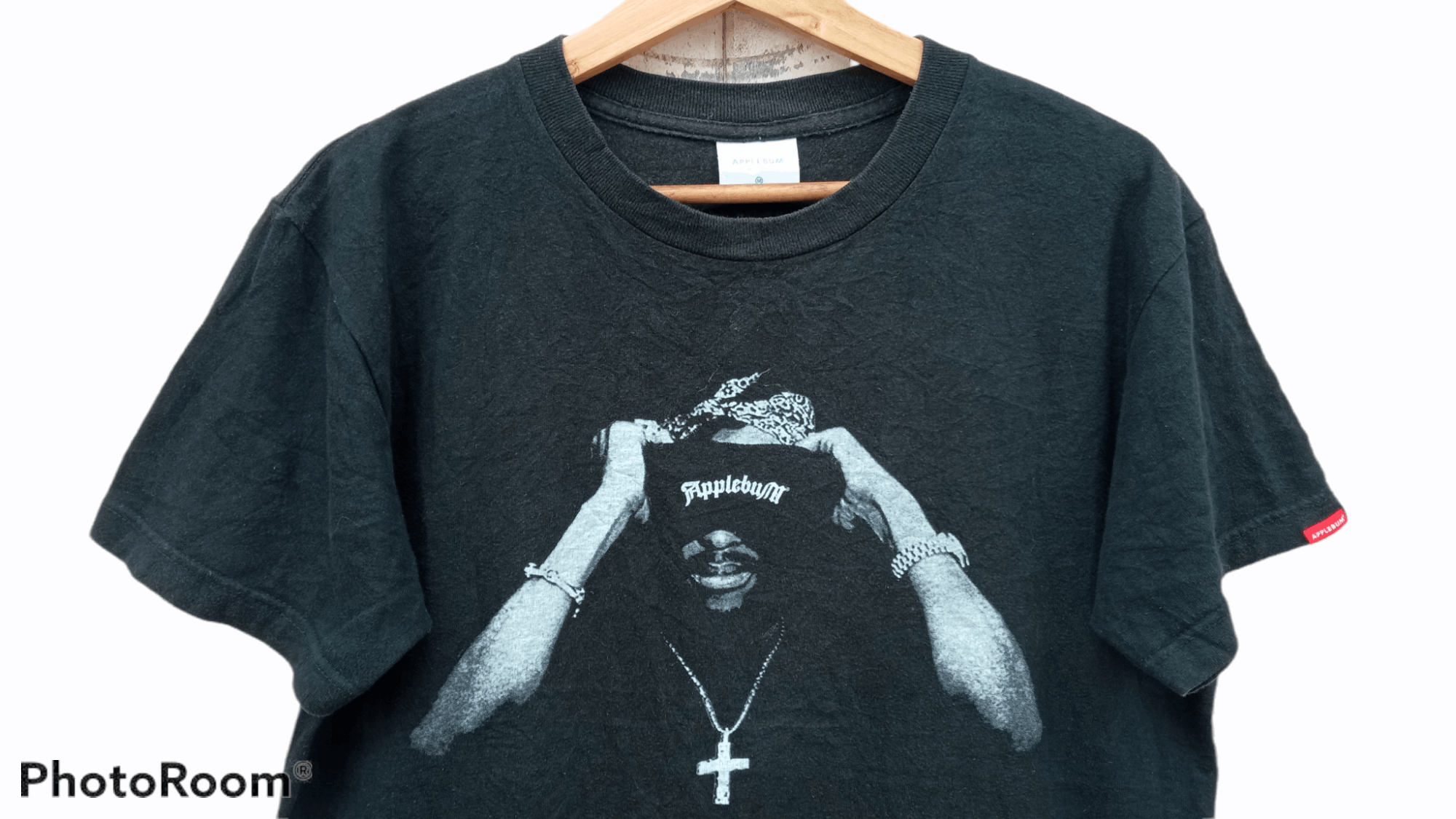 Japanese Brand × Rap Tees × Vintage 🔥🔥Applebum x 2pac Tupac Shakur T-Shirt Size US M / EU 48-50 / 2 - 12 Thumbnail