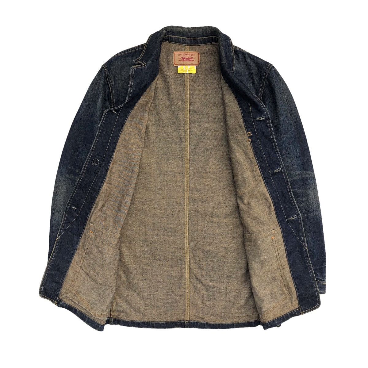 Levi's Vintage Clothing Levis Red Tab Workers Chore Denim Jacket Size US L / EU 52-54 / 3 - 13 Thumbnail