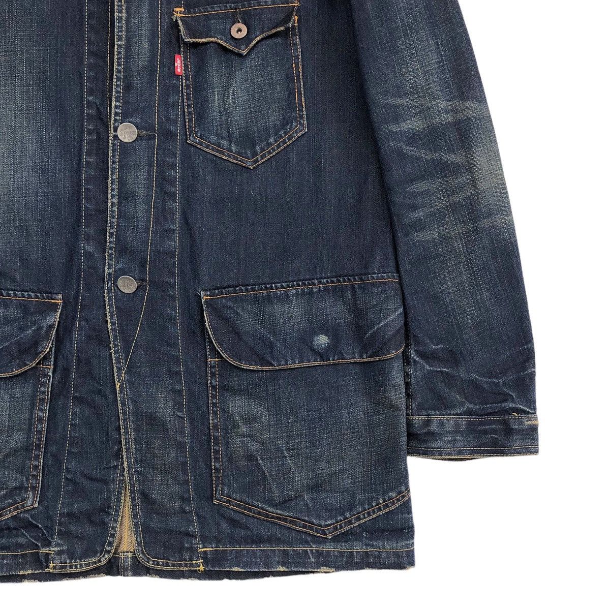 Levi's Vintage Clothing Levis Red Tab Workers Chore Denim Jacket Size US L / EU 52-54 / 3 - 9 Thumbnail