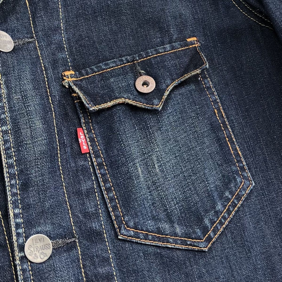 Levi's Vintage Clothing Levis Red Tab Workers Chore Denim Jacket Size US L / EU 52-54 / 3 - 5 Thumbnail
