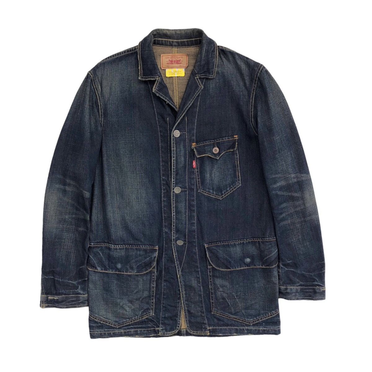 Levi's Vintage Clothing Levis Red Tab Workers Chore Denim Jacket Size US L / EU 52-54 / 3 - 7 Thumbnail