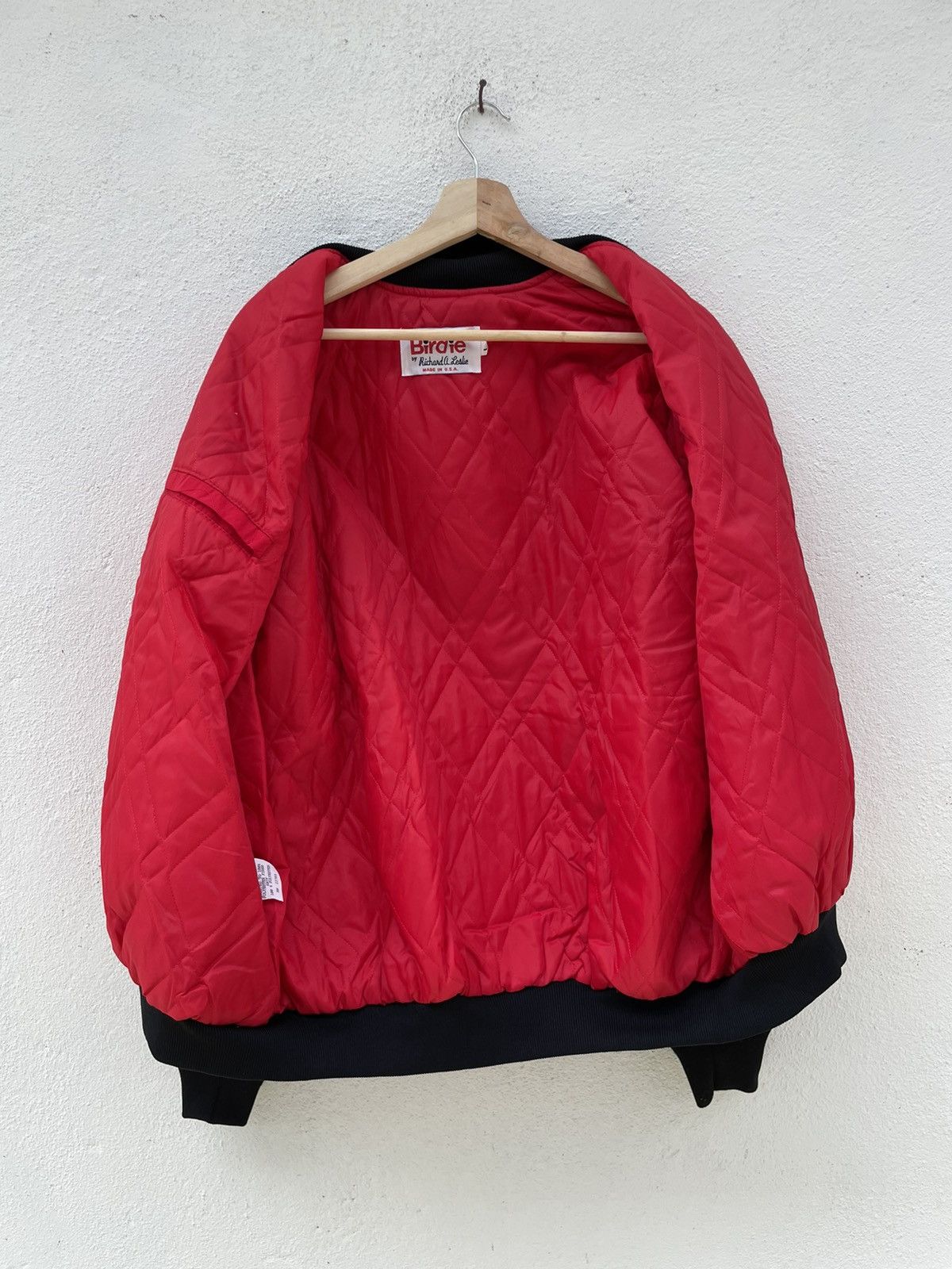 Vintage Vintage Birdie by Richard a Leslie Two Tone Varsity Jacket Size US L / EU 52-54 / 3 - 9 Thumbnail