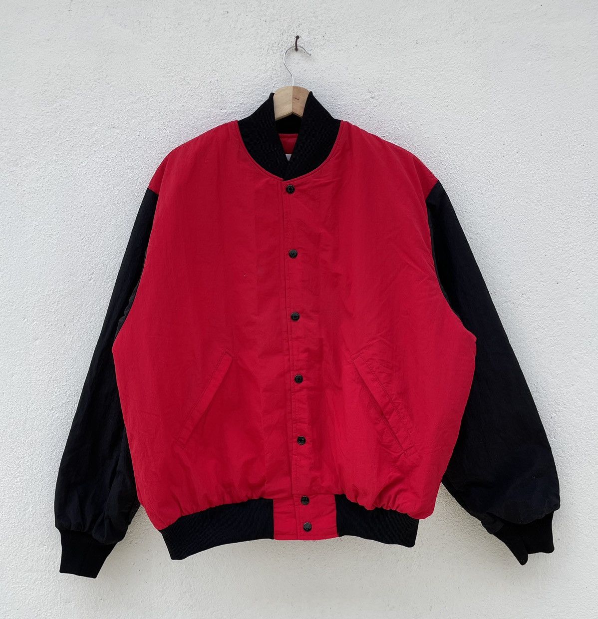Vintage Vintage Birdie by Richard a Leslie Two Tone Varsity Jacket Size US L / EU 52-54 / 3 - 1 Thumbnail