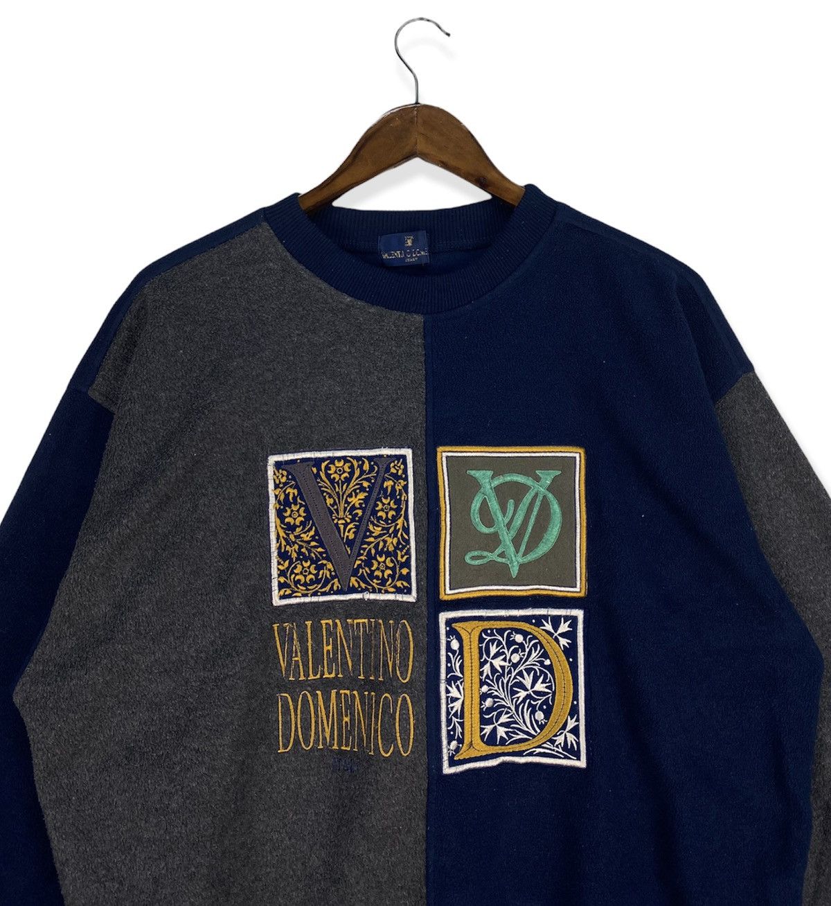 MR & MRS ITALY Vintage Domenico Valentino Italy Sweatshirt Size US L / EU 52-54 / 3 - 2 Thumbnail