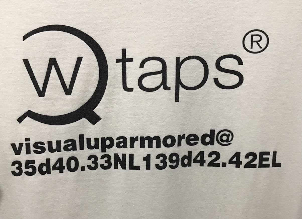 Vintage × Wtaps Wtaps GPS Tee Size US L / EU 52-54 / 3 - 7 Thumbnail