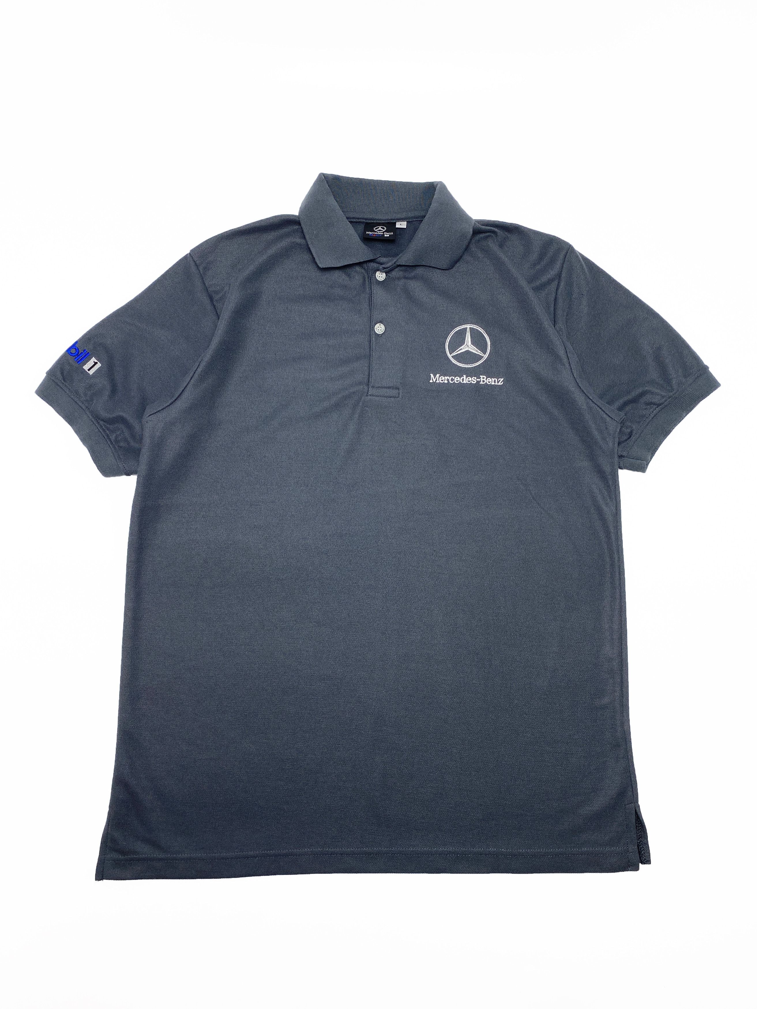 Mercedes-Benz × Vintage Mersedes Benz 90s Vintage Mobil 1 Racing Polo Shirt Size US L / EU 52-54 / 3 - 1 Thumbnail