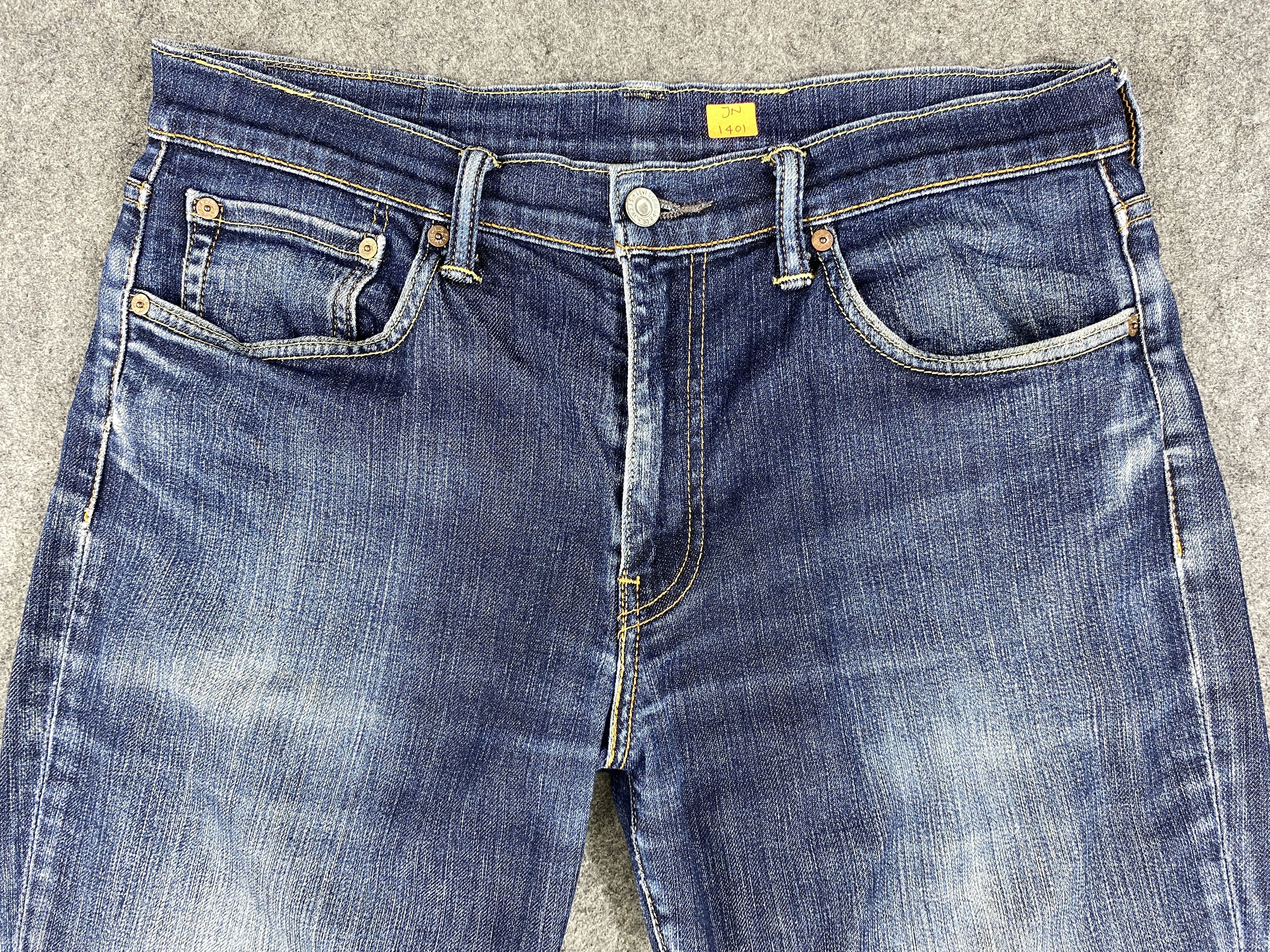 Levi's Distressed Blue Levi's 511 Jeans 33x32 Denim -JN1401 Size US 33 - 3 Thumbnail