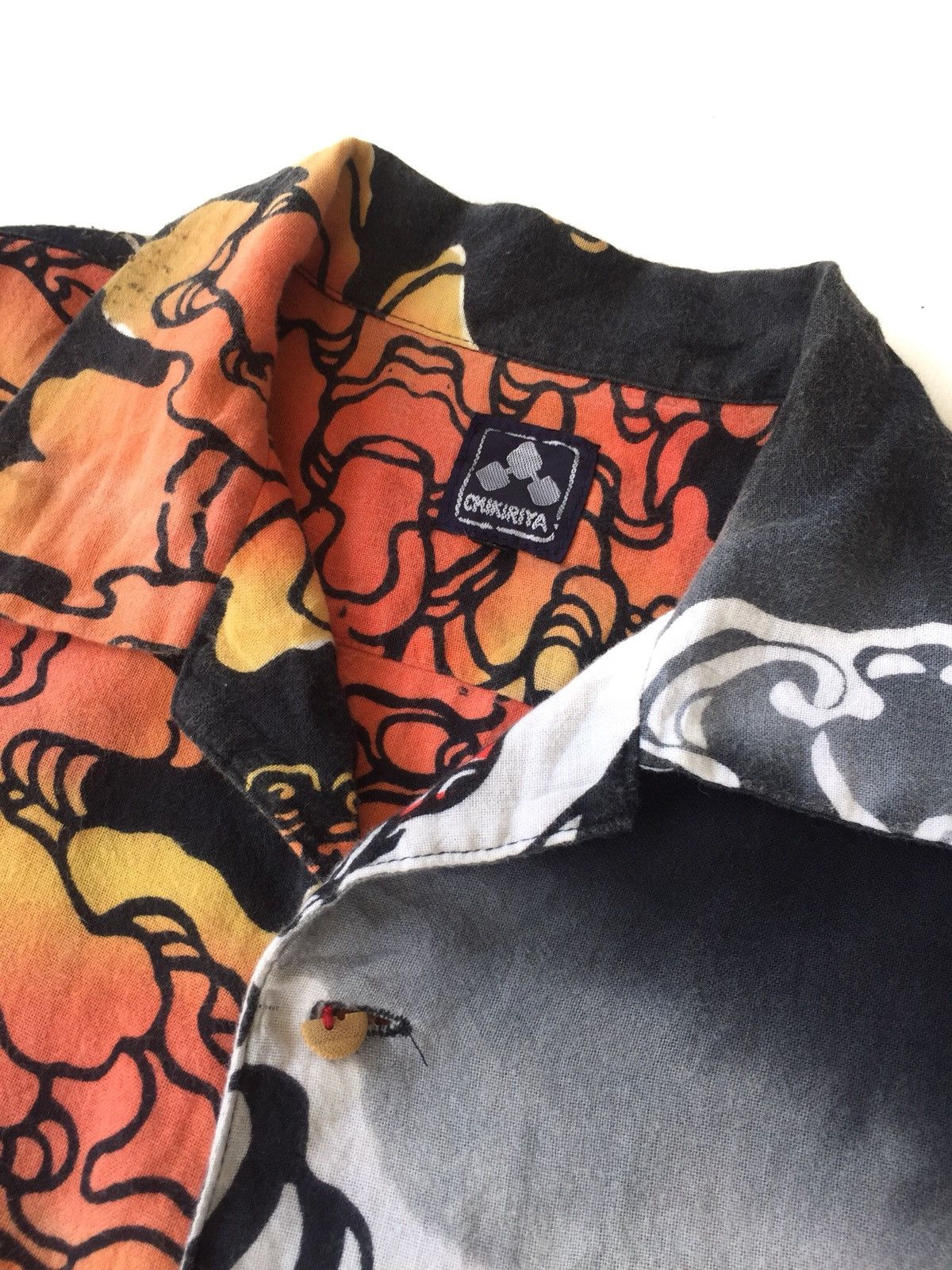 Sun Surf Chikriya 🇯🇵 Whale Ocean Overprint Hawaiian Shirt Size US M / EU 48-50 / 2 - 8 Thumbnail