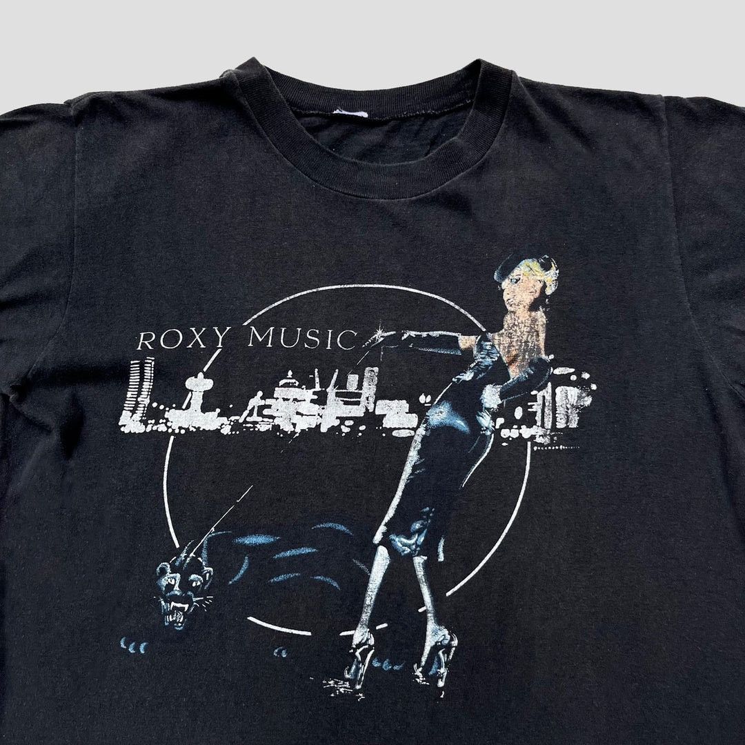 Band Tees Roxy Music 80s For Your Pleasure Album Vtg Promo USA Made T Size US L / EU 52-54 / 3 - 2 Thumbnail