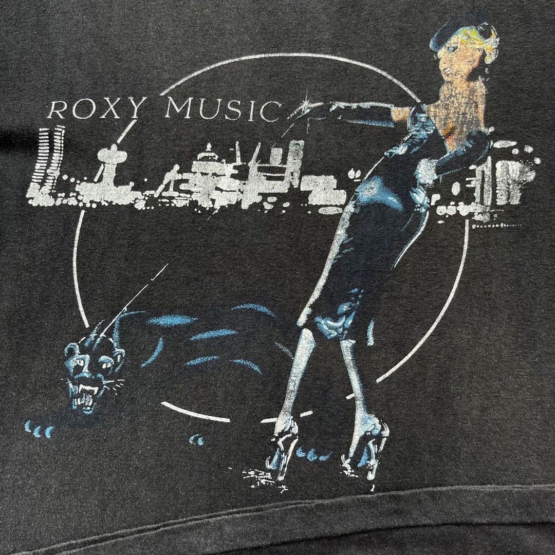 Band Tees Roxy Music 80s For Your Pleasure Album Vtg Promo USA Made T Size US L / EU 52-54 / 3 - 3 Thumbnail