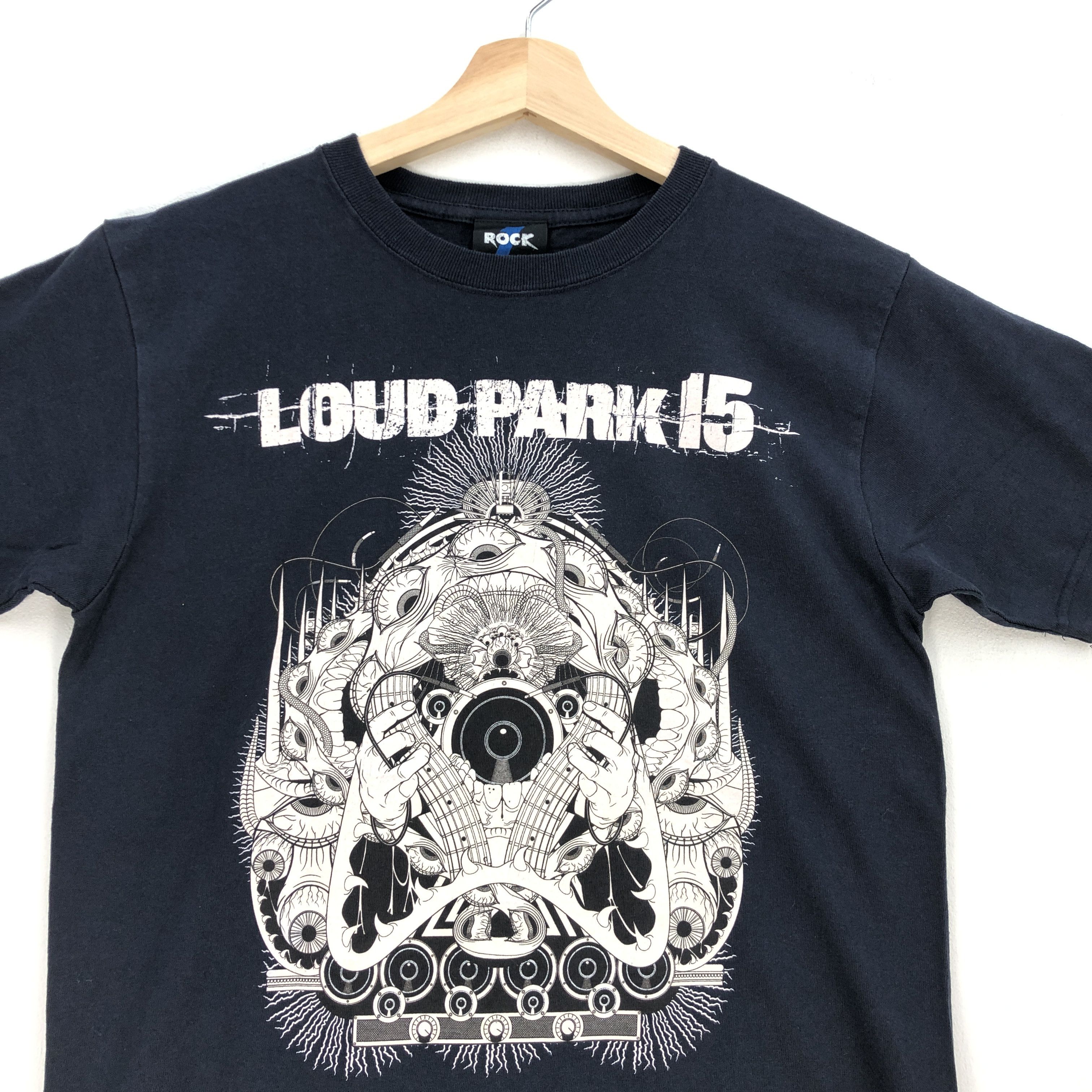 Band Tees Loud Park 15 T Shirt Japanese Slayer Megadeth Concert Tees Size S / US 4 / IT 40 - 3 Thumbnail