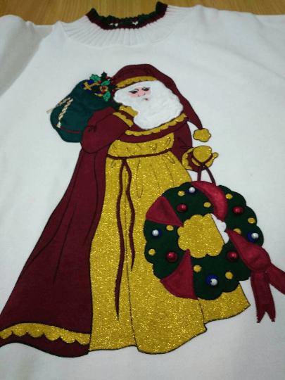 Other Christmas Santa Claus XMAS Ugly Holiday Sweatshirt Size US M / EU 48-50 / 2 - 3 Thumbnail