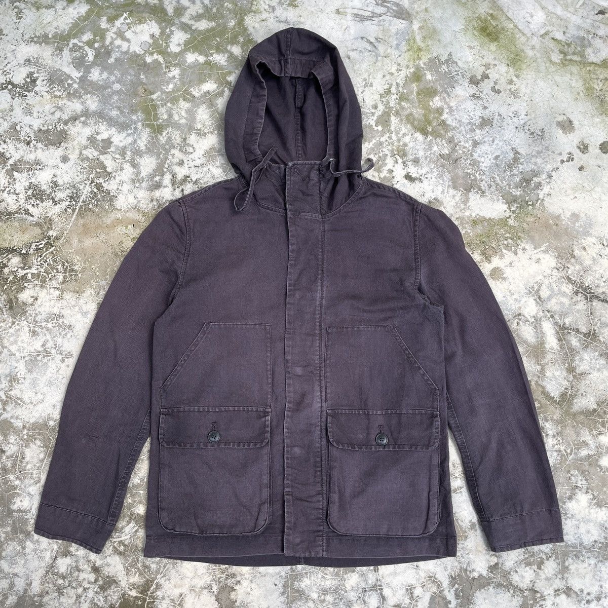 Gap Vintage 90's Gap Faded Zipper Hoodie Jacket Size US S / EU 44-46 / 1 - 1 Thumbnail