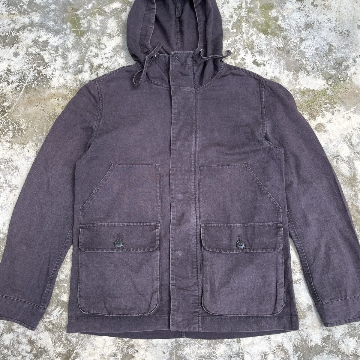 Gap Vintage 90's Gap Faded Zipper Hoodie Jacket Size US S / EU 44-46 / 1 - 2 Thumbnail