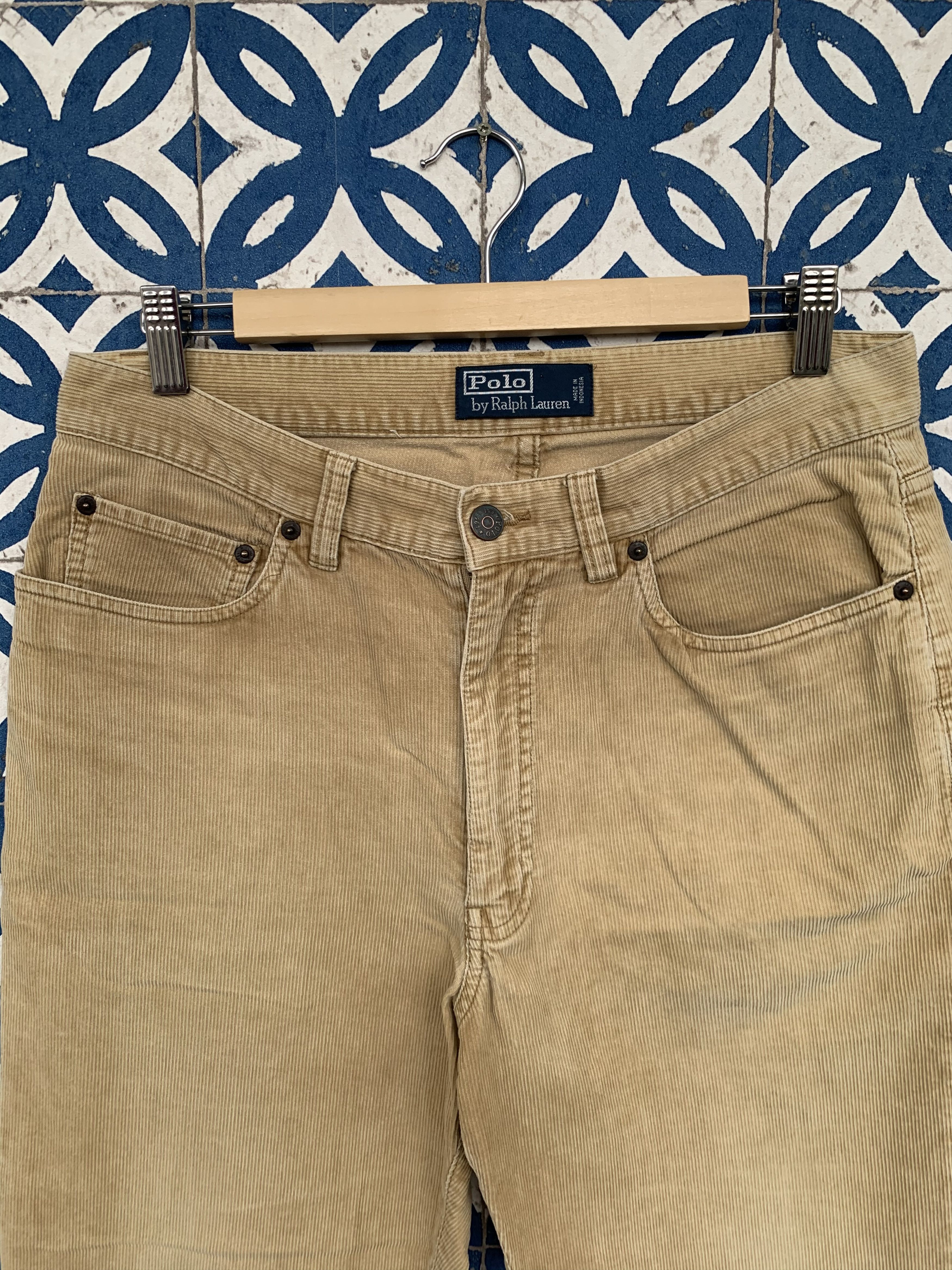 Polo Ralph Lauren × Ralph Lauren × Vintage Vintage Polo Ralph Lauren RL Corduroy Pants Size US 32 / EU 48 - 2 Thumbnail