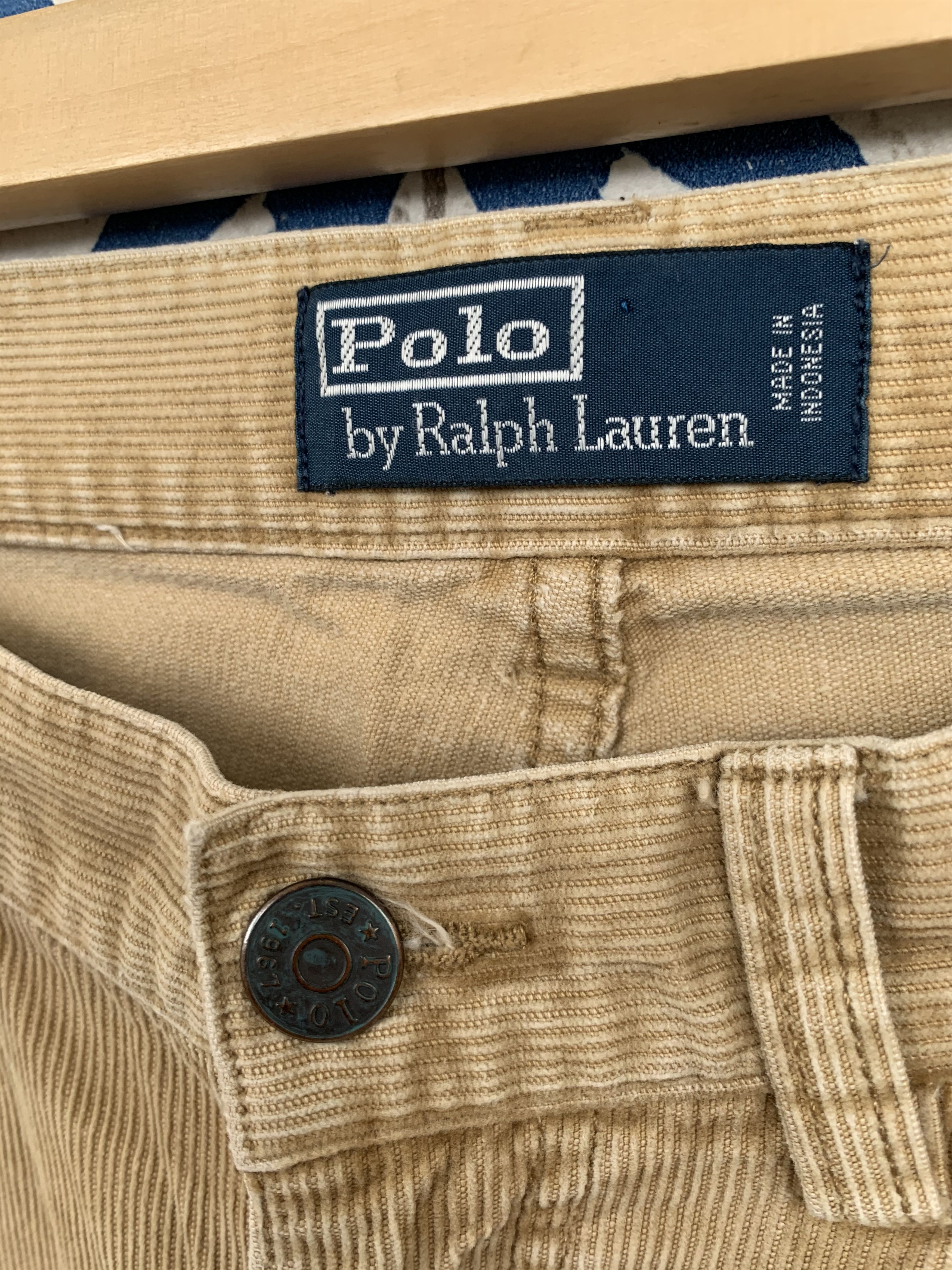 Polo Ralph Lauren × Ralph Lauren × Vintage Vintage Polo Ralph Lauren RL Corduroy Pants Size US 32 / EU 48 - 4 Thumbnail