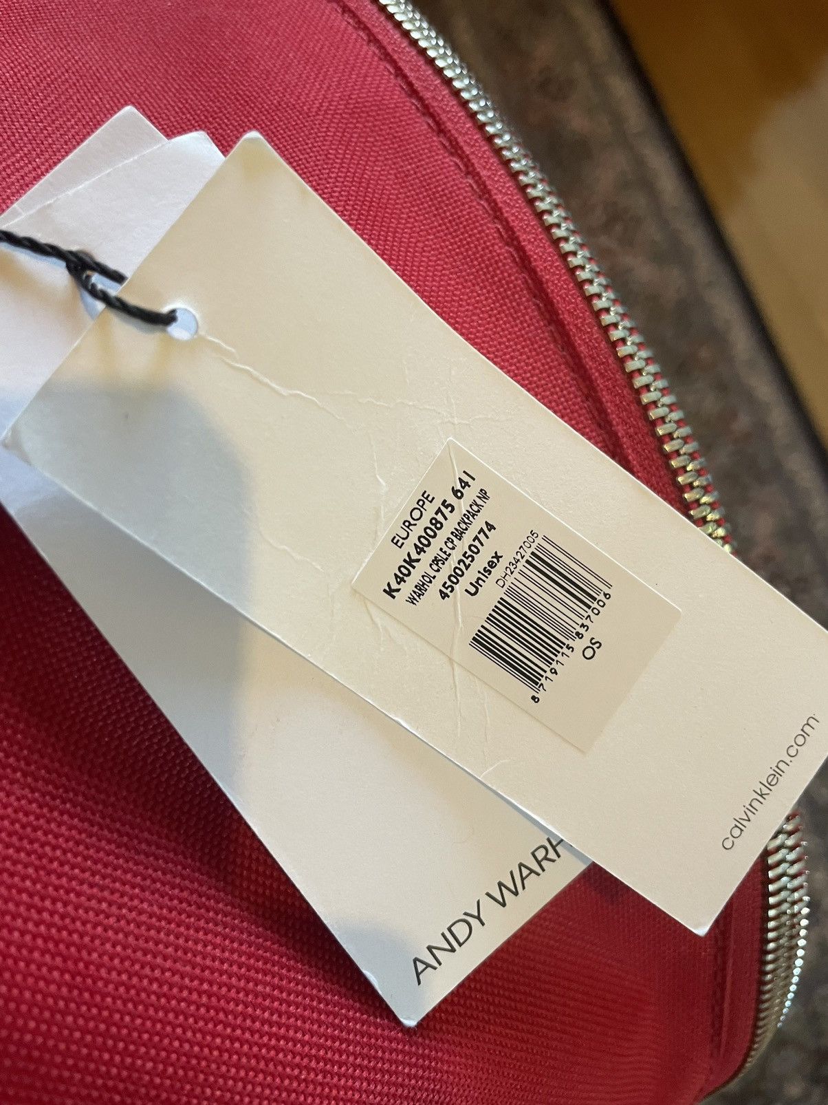Andy Warhol Calvin Klein by Raf Simons Andy Warhol SS19 Rodeo backpack Size ONE SIZE - 6 Thumbnail
