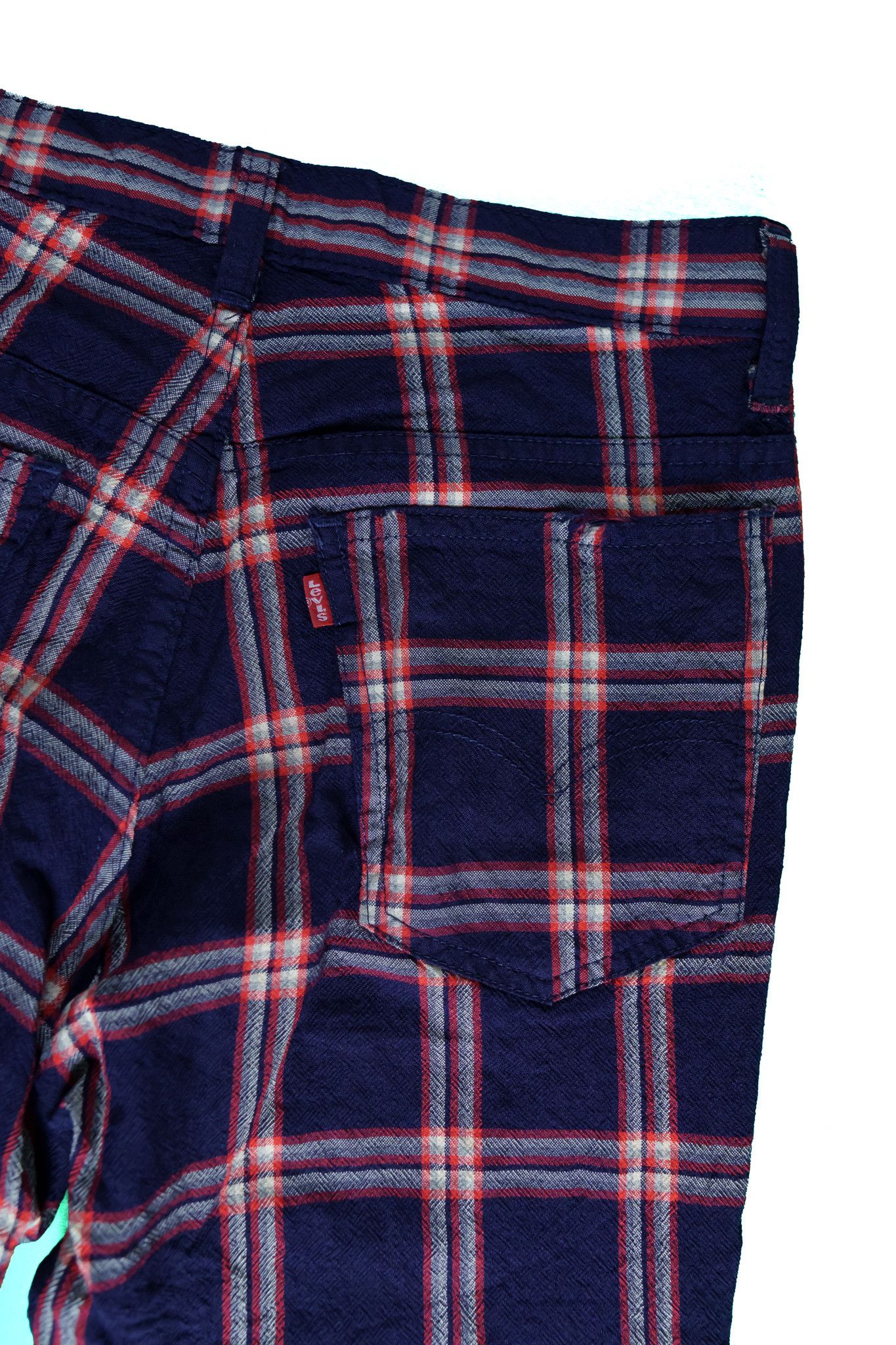 Comme des Garcons AD2002 Junya Watanabe x Levi's Wool Check Trousers Size US 29 - 13 Thumbnail