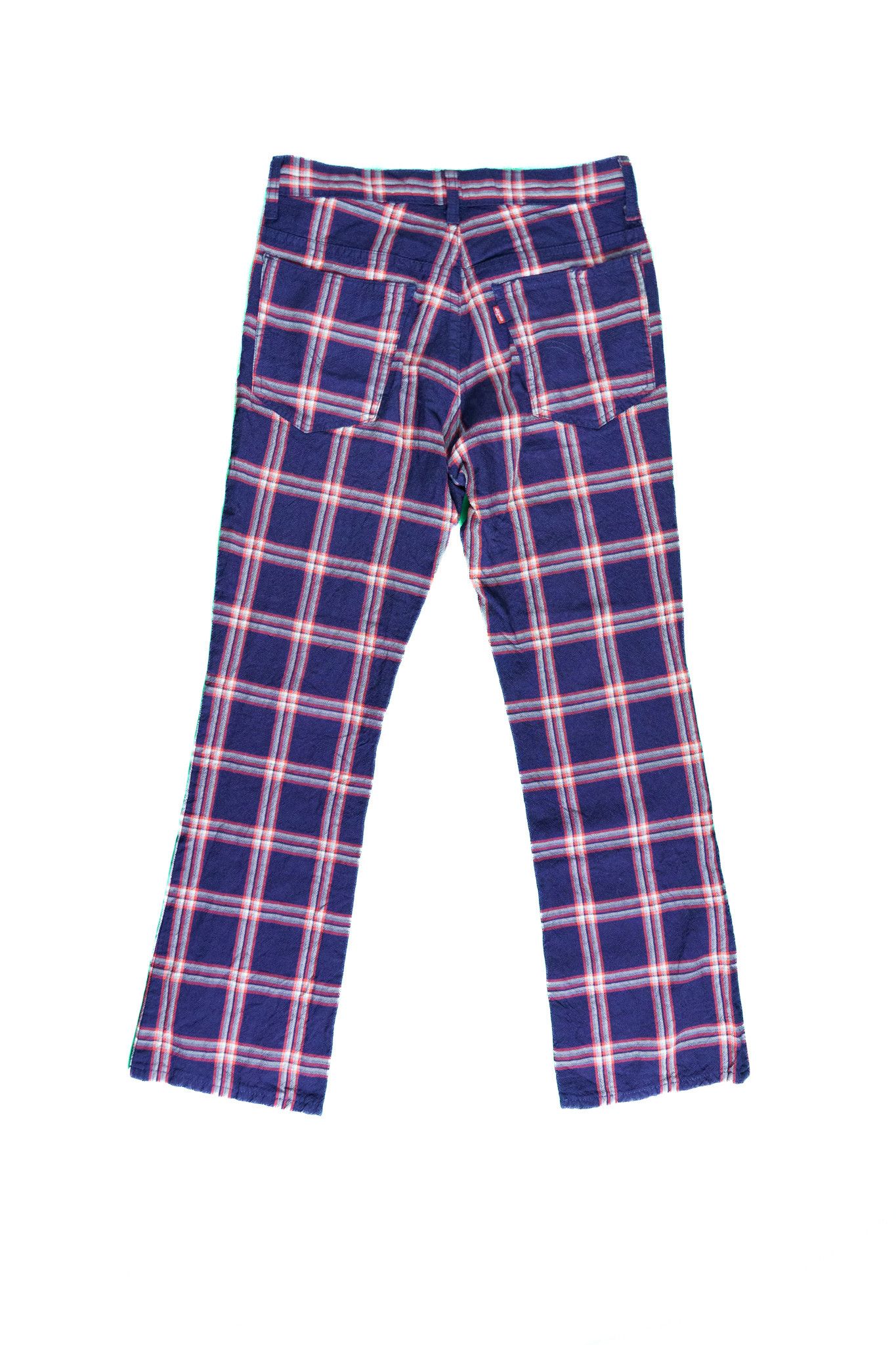 Comme des Garcons AD2002 Junya Watanabe x Levi's Wool Check Trousers Size US 29 - 2 Thumbnail