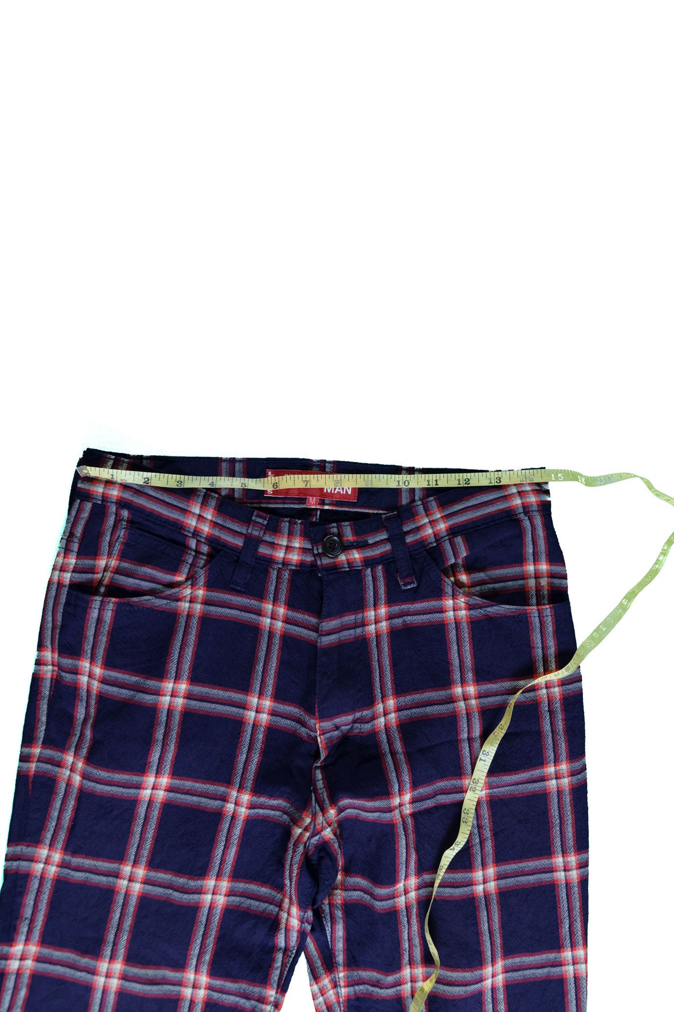 Comme des Garcons AD2002 Junya Watanabe x Levi's Wool Check Trousers Size US 29 - 4 Thumbnail