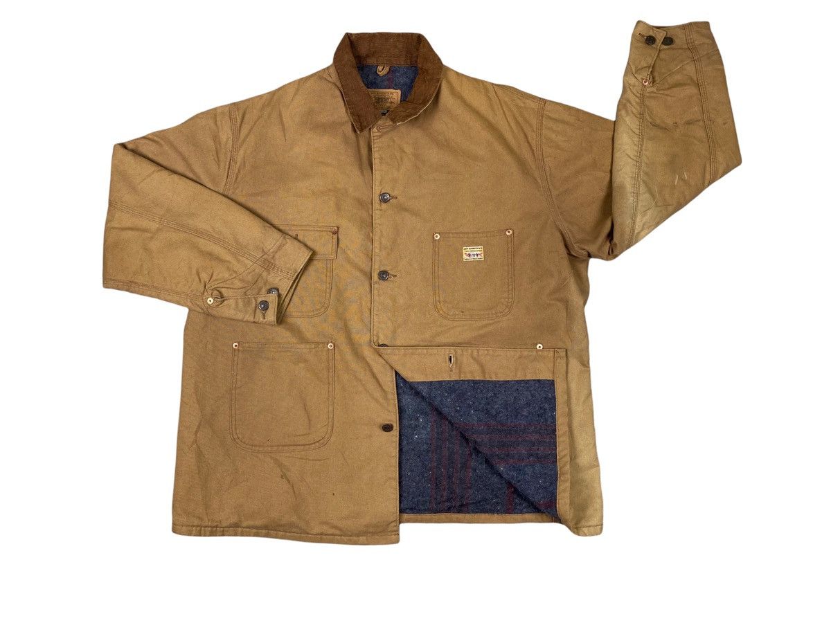 Levi's Vintage Levi's Work Wear Duck Canvas Chore Jacket Size US L / EU 52-54 / 3 - 1 Thumbnail