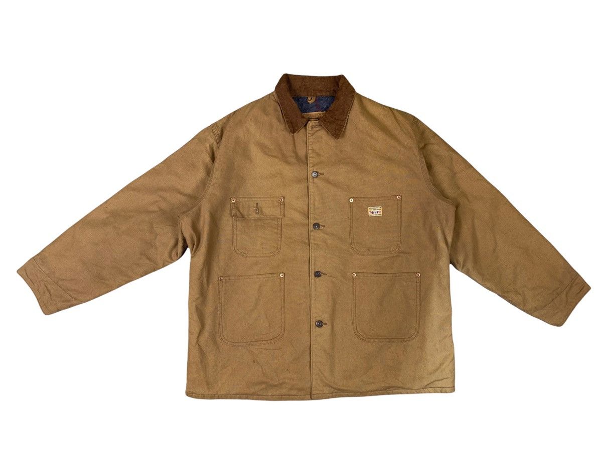 Levi's Vintage Levi's Work Wear Duck Canvas Chore Jacket Size US L / EU 52-54 / 3 - 2 Thumbnail