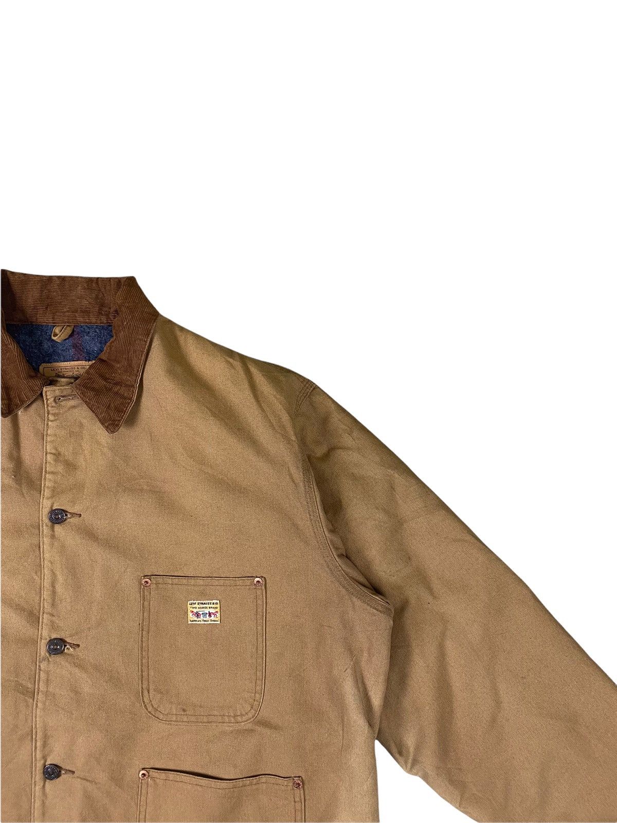 Levi's Vintage Levi's Work Wear Duck Canvas Chore Jacket Size US L / EU 52-54 / 3 - 4 Thumbnail