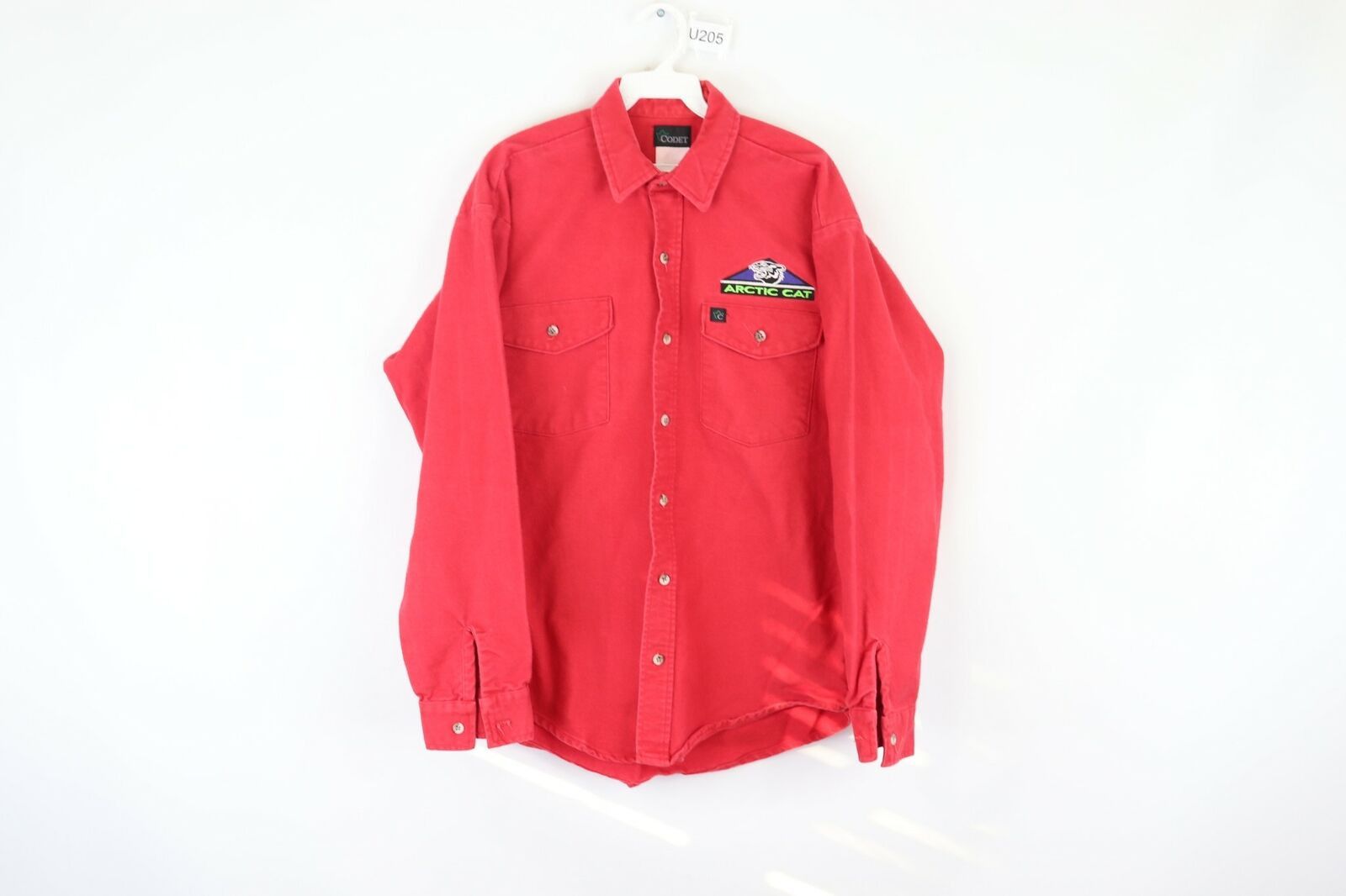 Vintage Vintage 80s Arctic Cat Chamois Cloth Shirt/Button Down Size M / US 6-8 / IT 42-44 - 3 Thumbnail